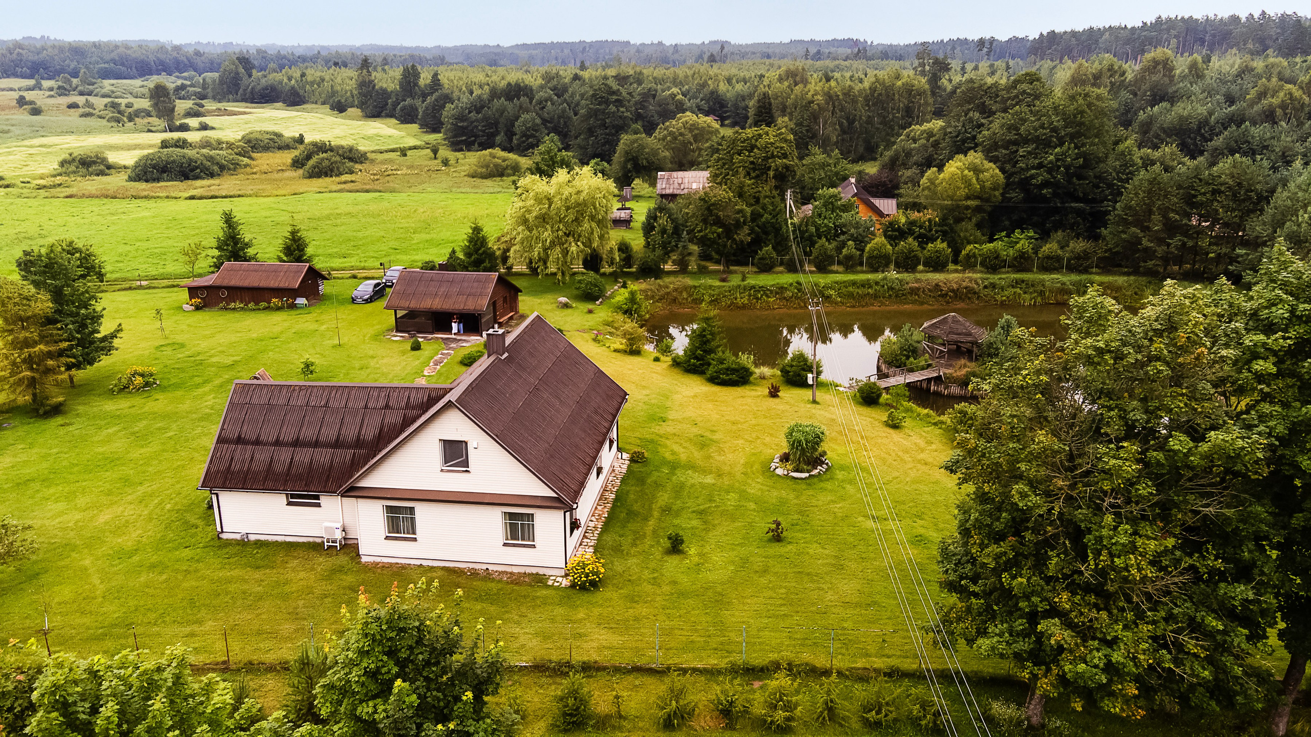 Namo fotografavimas su dronu Vilniuje