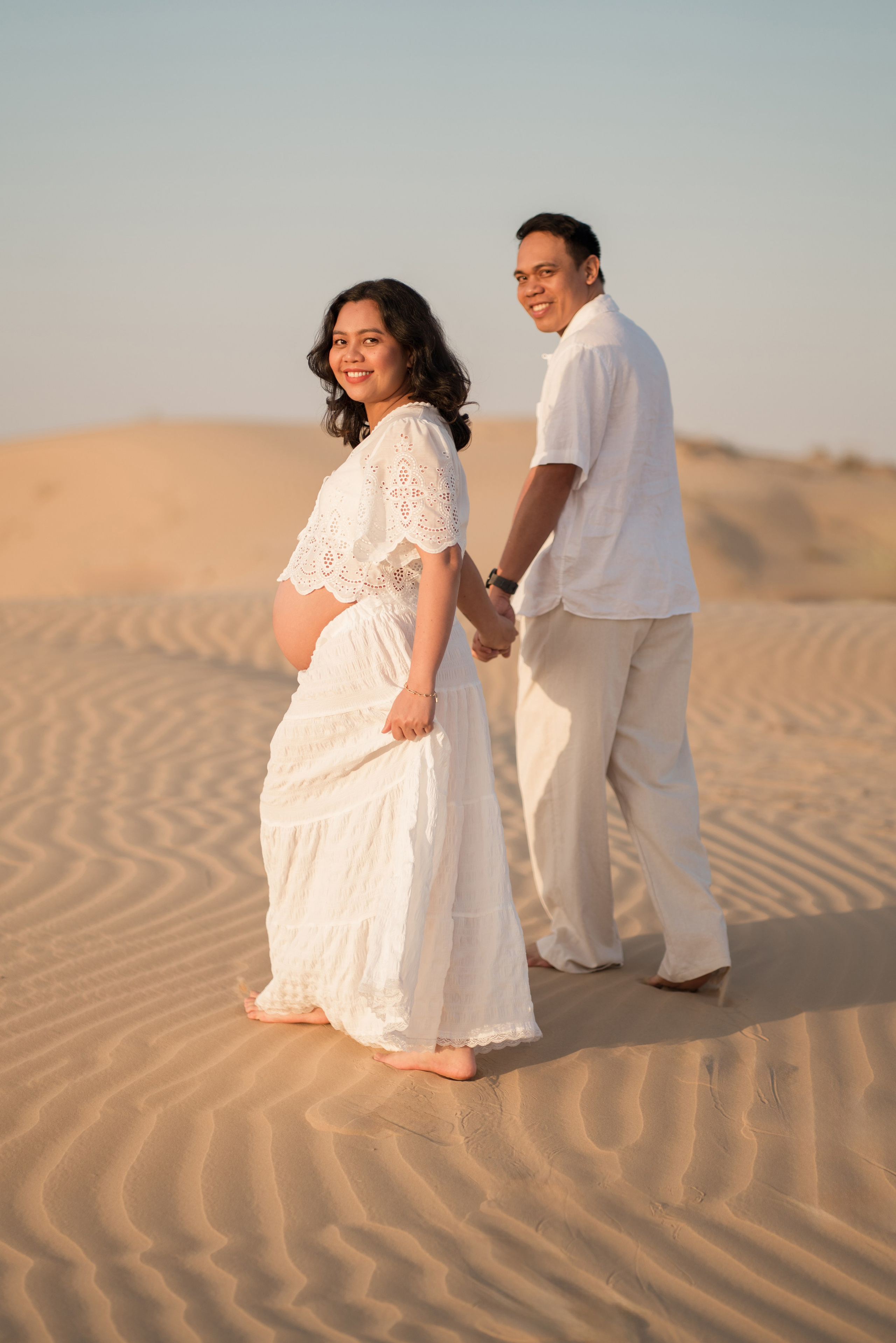 Desert sunrise. Angela Iakovleva — Family Photographer in Dubai