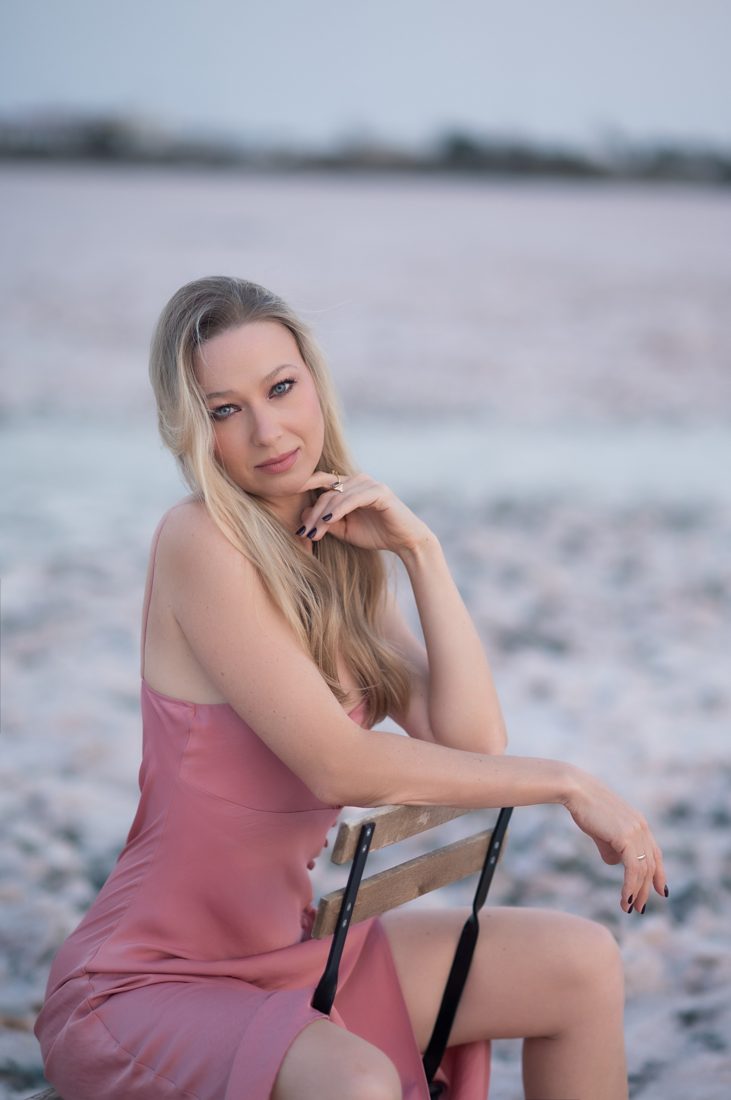 На Соленом озере. Фотограф на Кипре