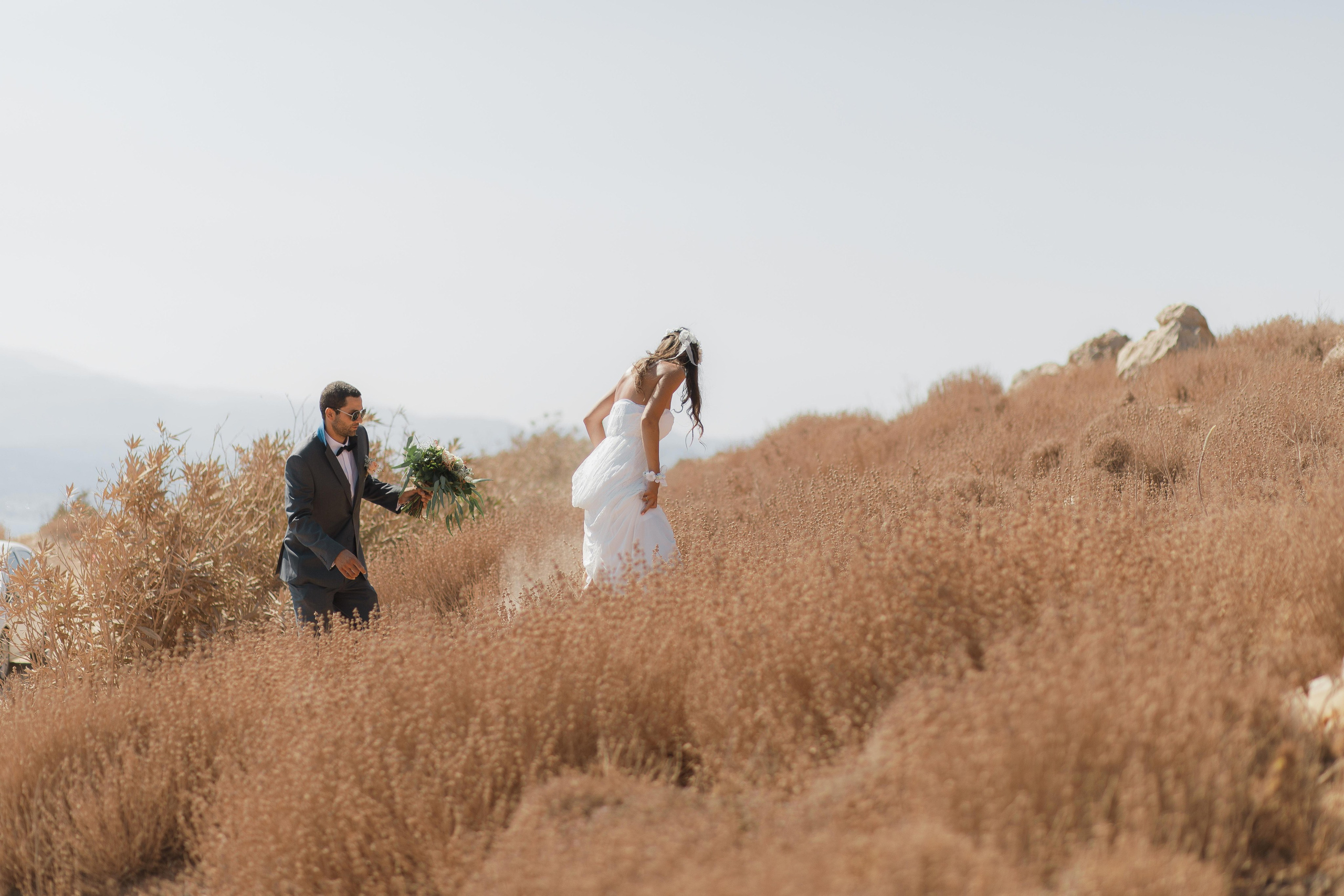 Marino & Steffi, Crete. Denny Savon — Photographer in Santorini | Weddings, Love Stories & Flying Dress