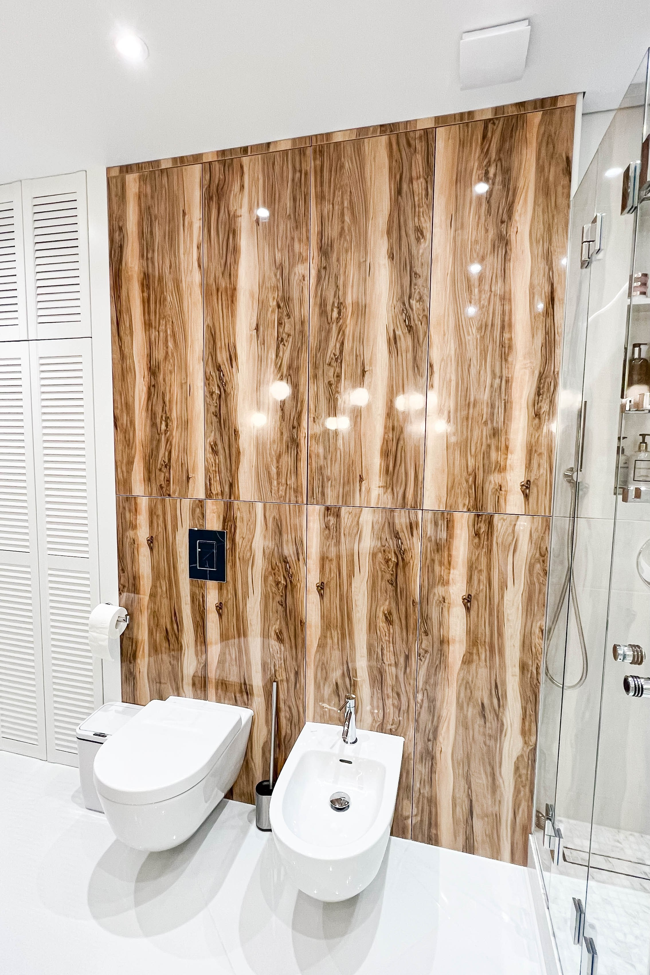 The apartment is in a modern style. Fotograf Dmitrii Donets