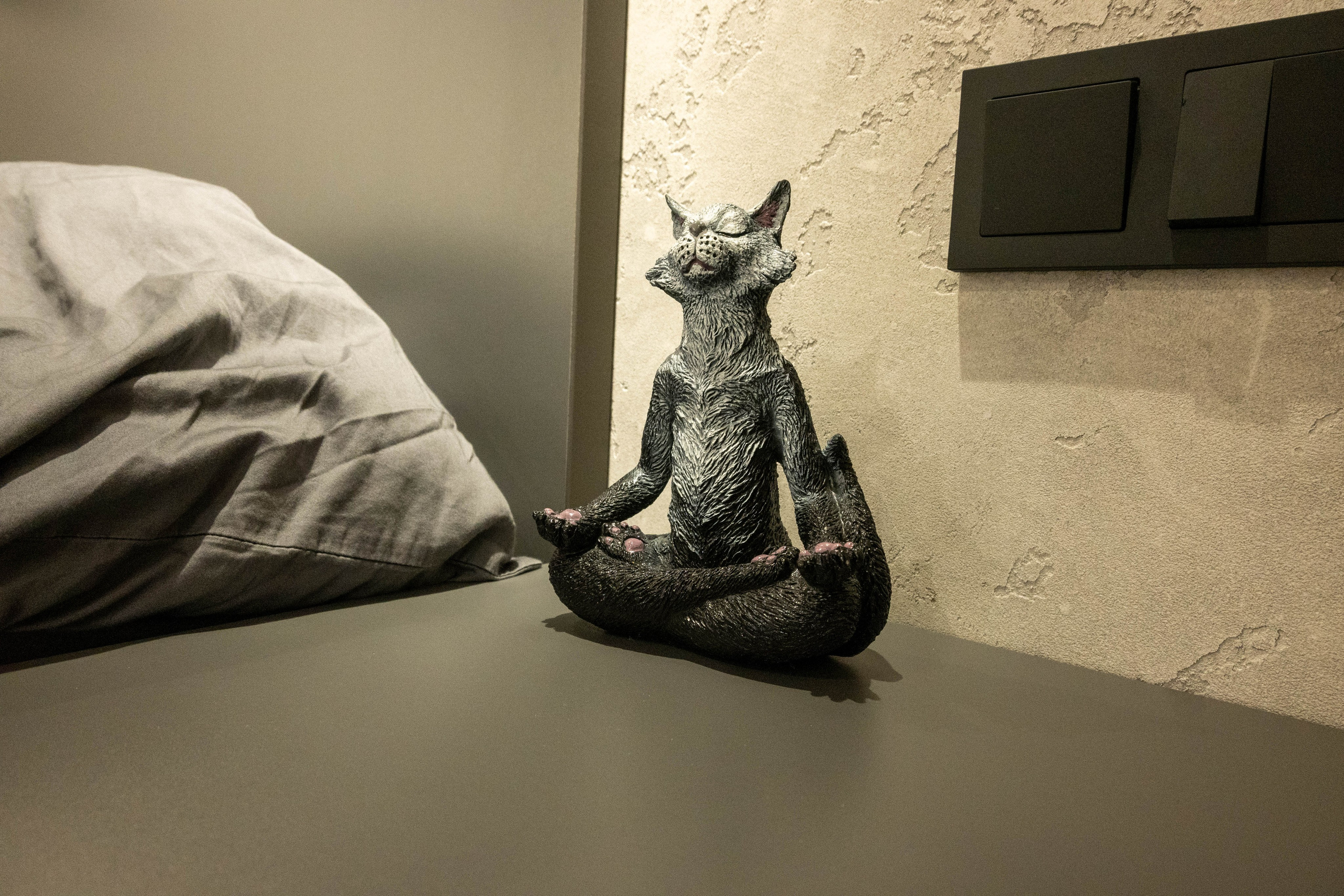 The apartment is on two levels. Fotograf Dmitrii Donets