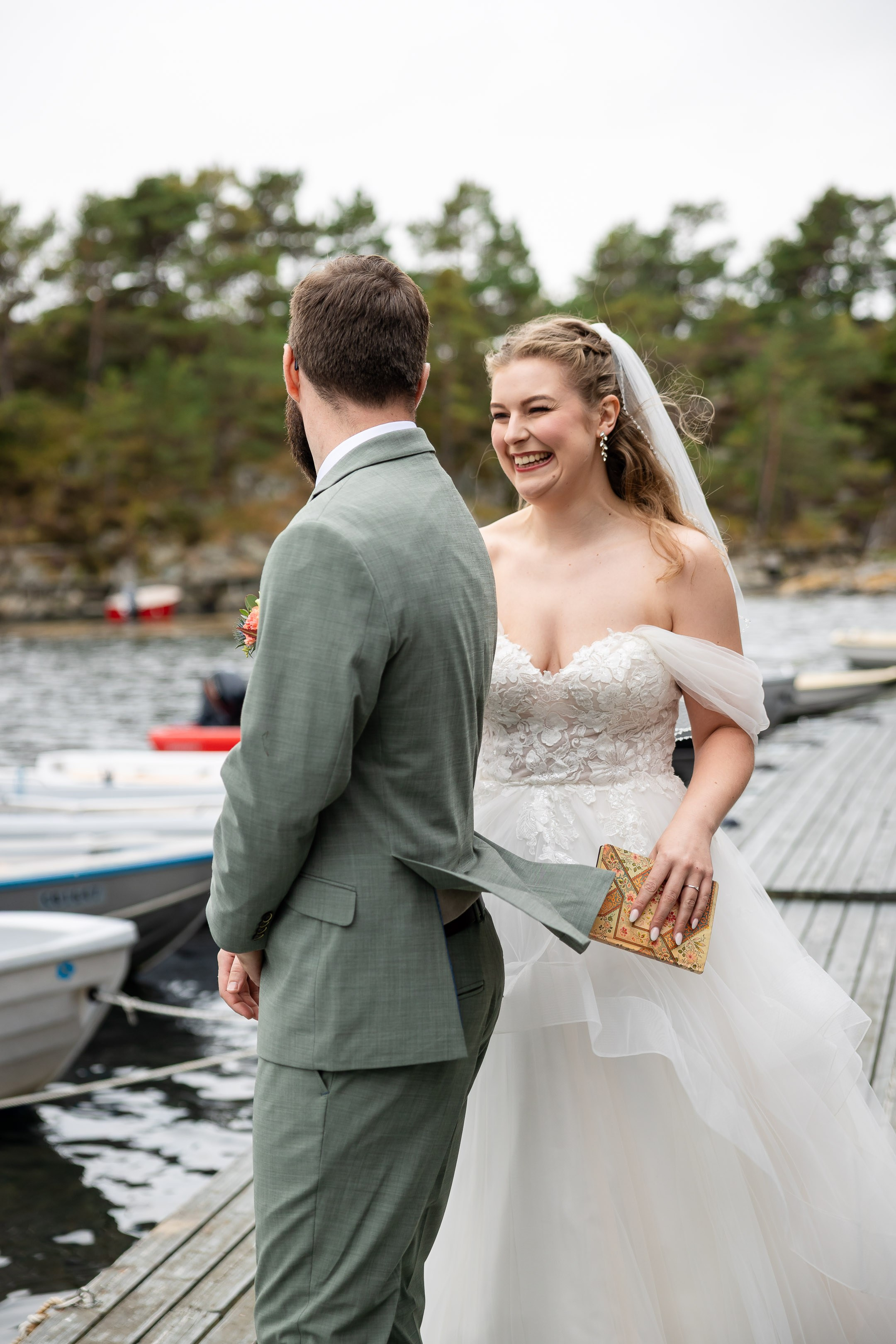 Bryllupsfotografering på Tromøya i Arendal. Bryllupsfotograf i Oslo og Rogaland — Meisal Media