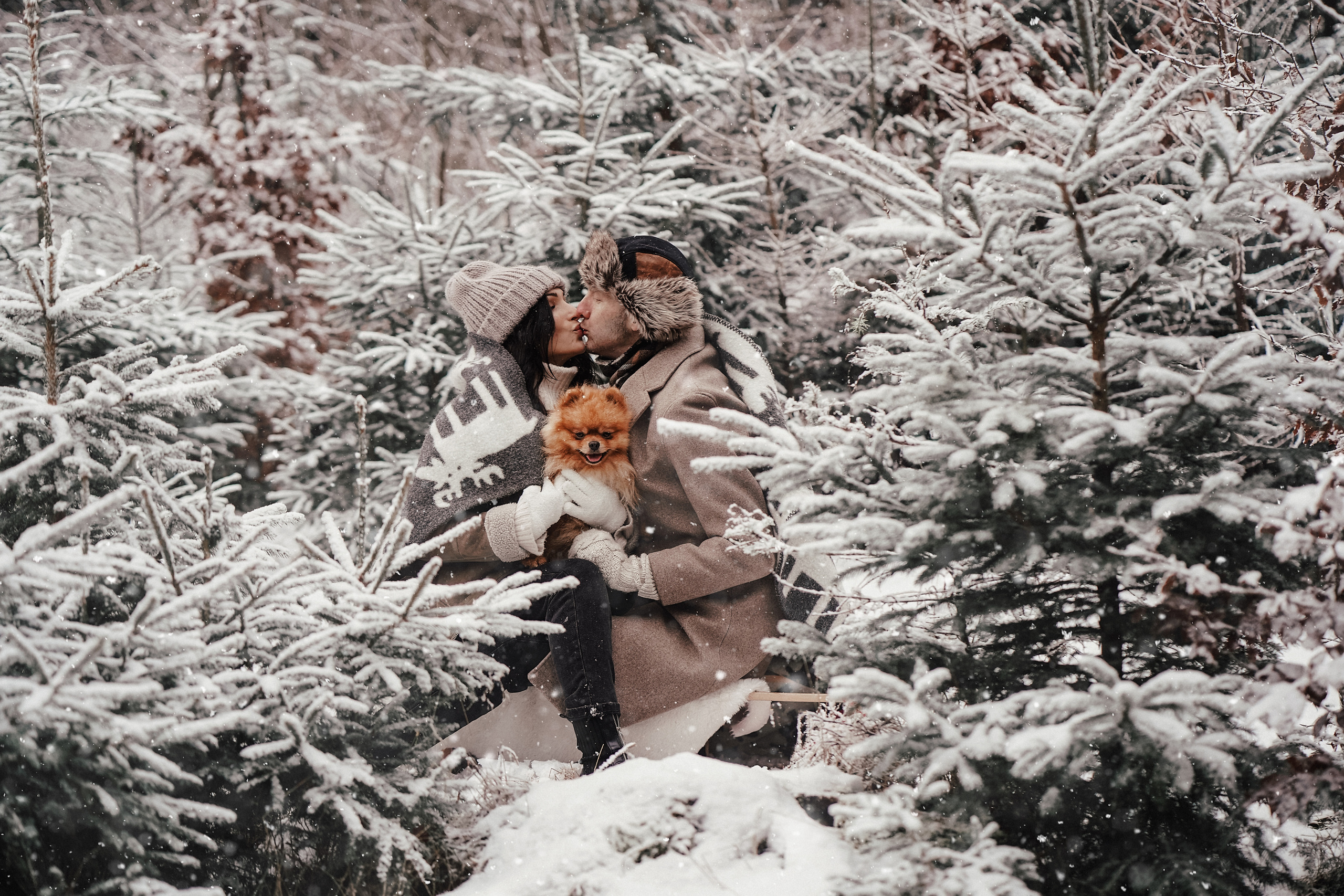 Katja, Egor und fluffiger Filyusha. Familien, Lifestyle und Portrait Fotografin in Trier, Luxembourg