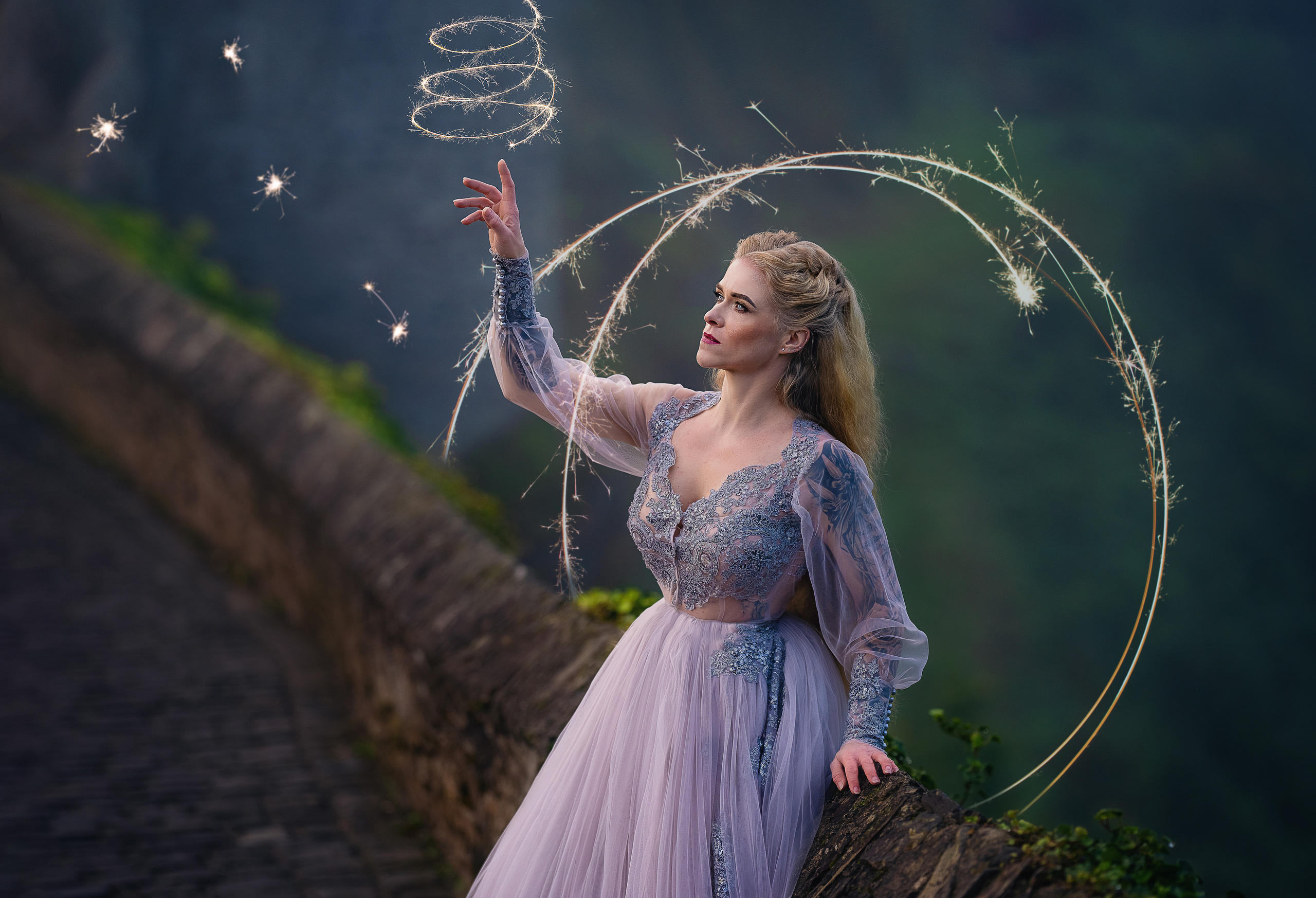 Сказочная фотосессия в замке. Семейный, детский и женский фотограф в Германии, Трире