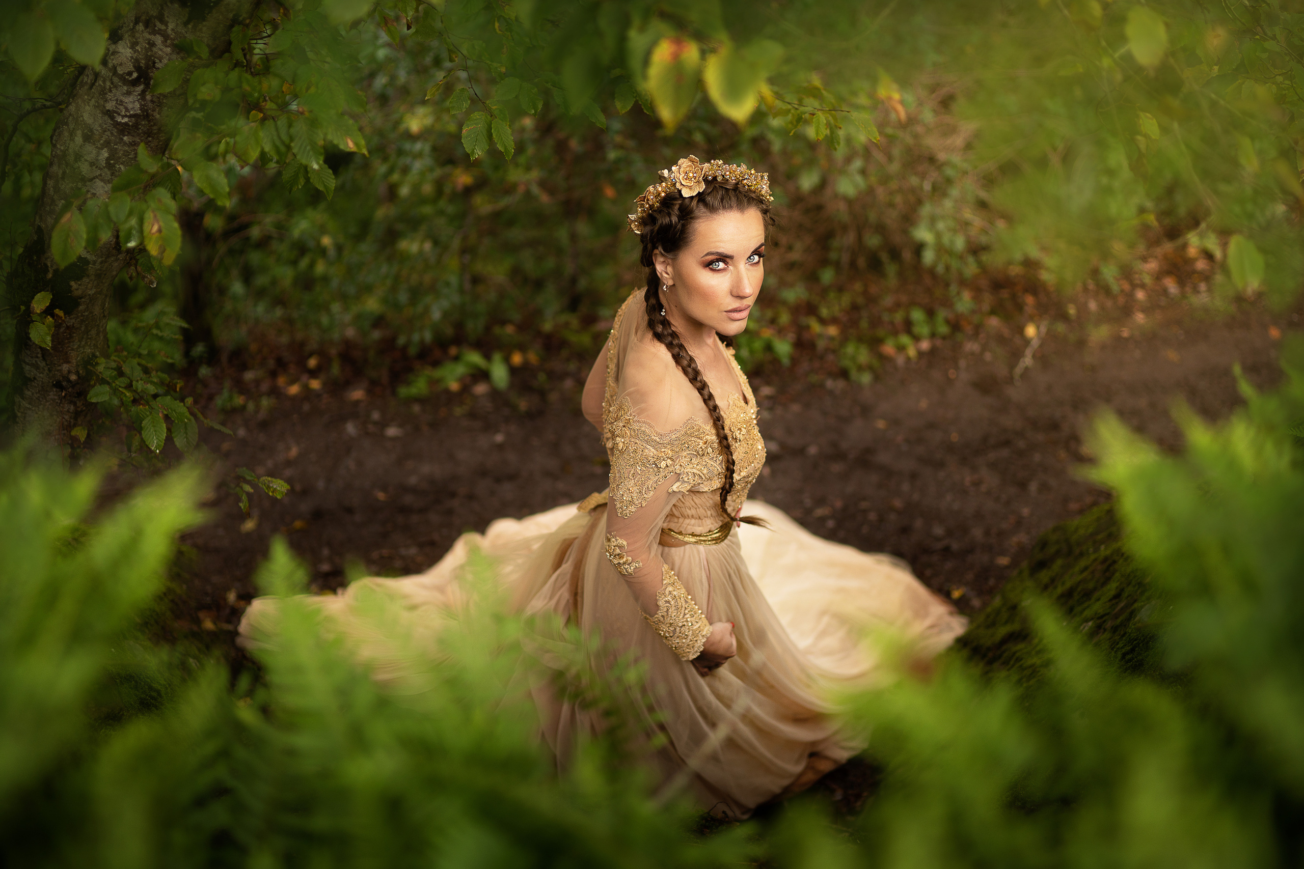 Сказочная фотосессия в замке. Семейный, детский и женский фотограф в Германии, Трире