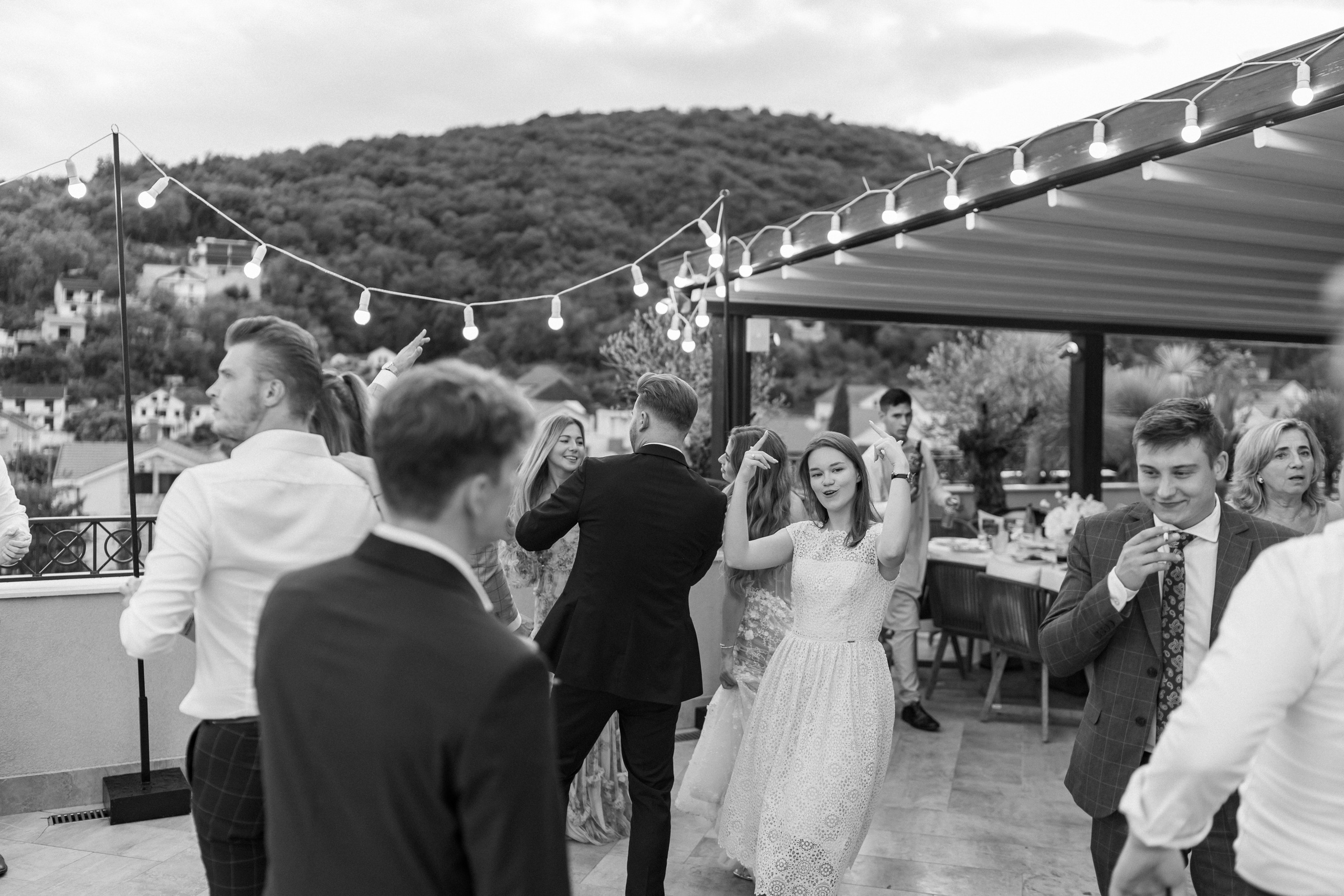 Свадьба в Черногории — Отель Caza Del Mare и фейерверк у моря