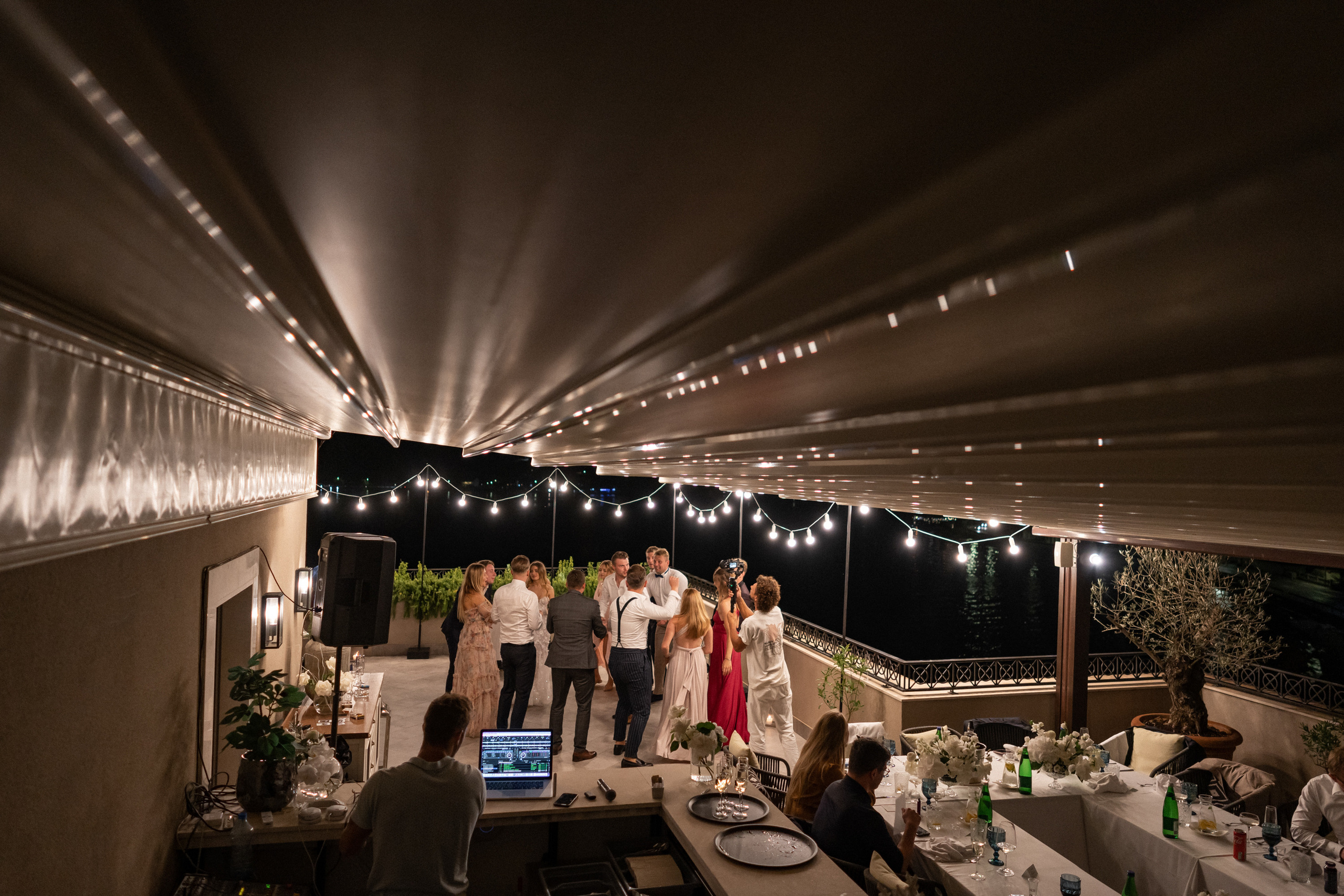 Свадьба в Черногории — Отель Caza Del Mare и фейерверк у моря