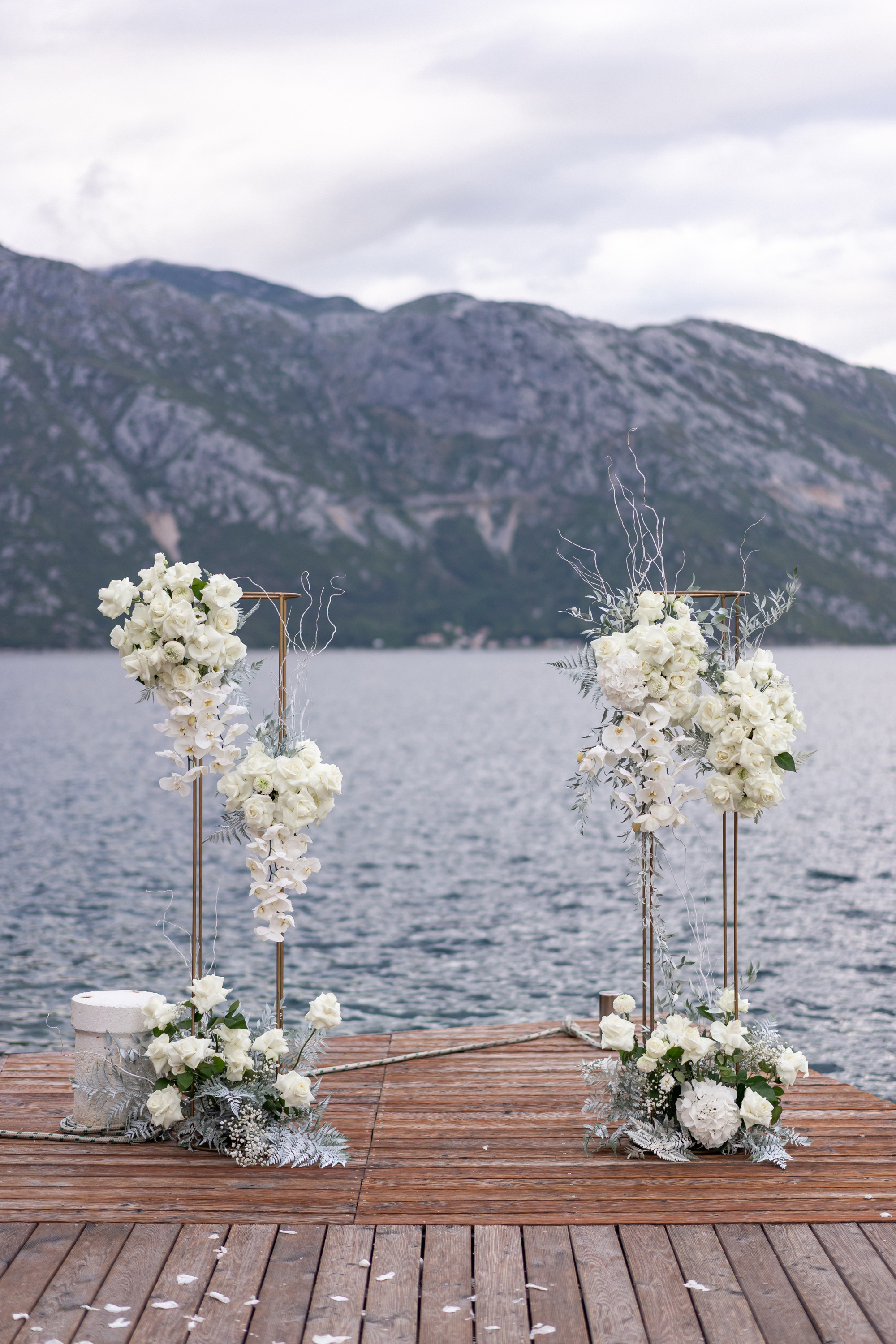 Свадьба в Черногории — Отель Caza Del Mare и фейерверк у моря
