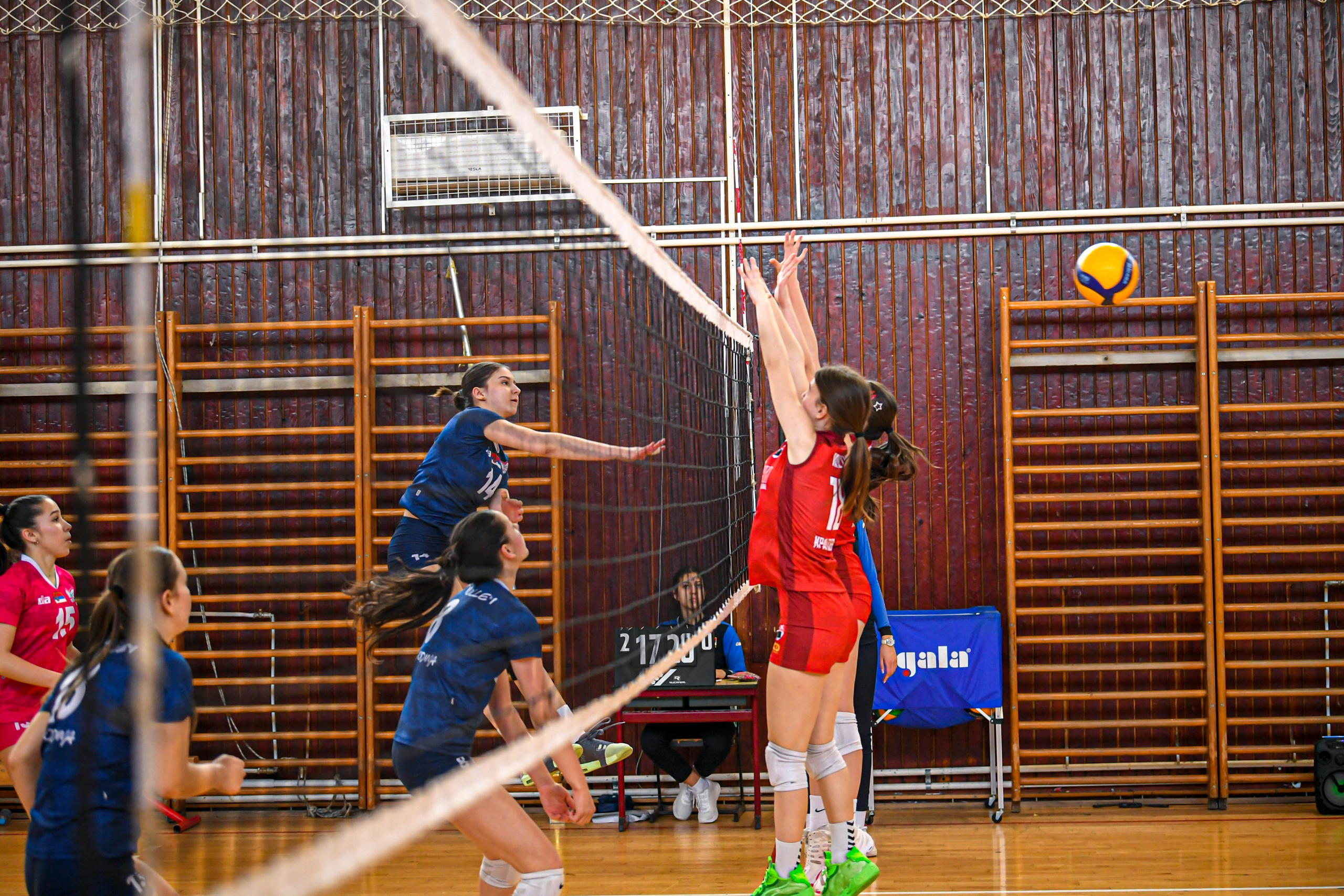 Odbojka 22.03.  Radnicki KG — BlockVolley JAG. Foto Simic Jagodina