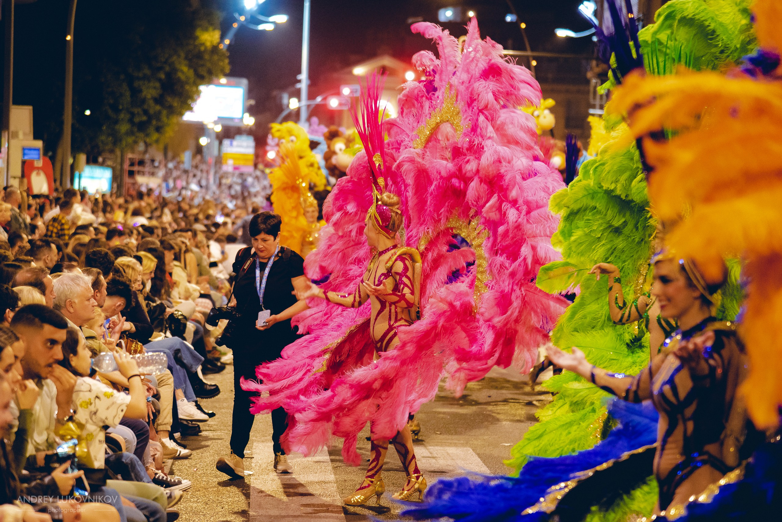 Photo report from the night carnival in Murcia | Reportage photographer Andrey Lukovnikov