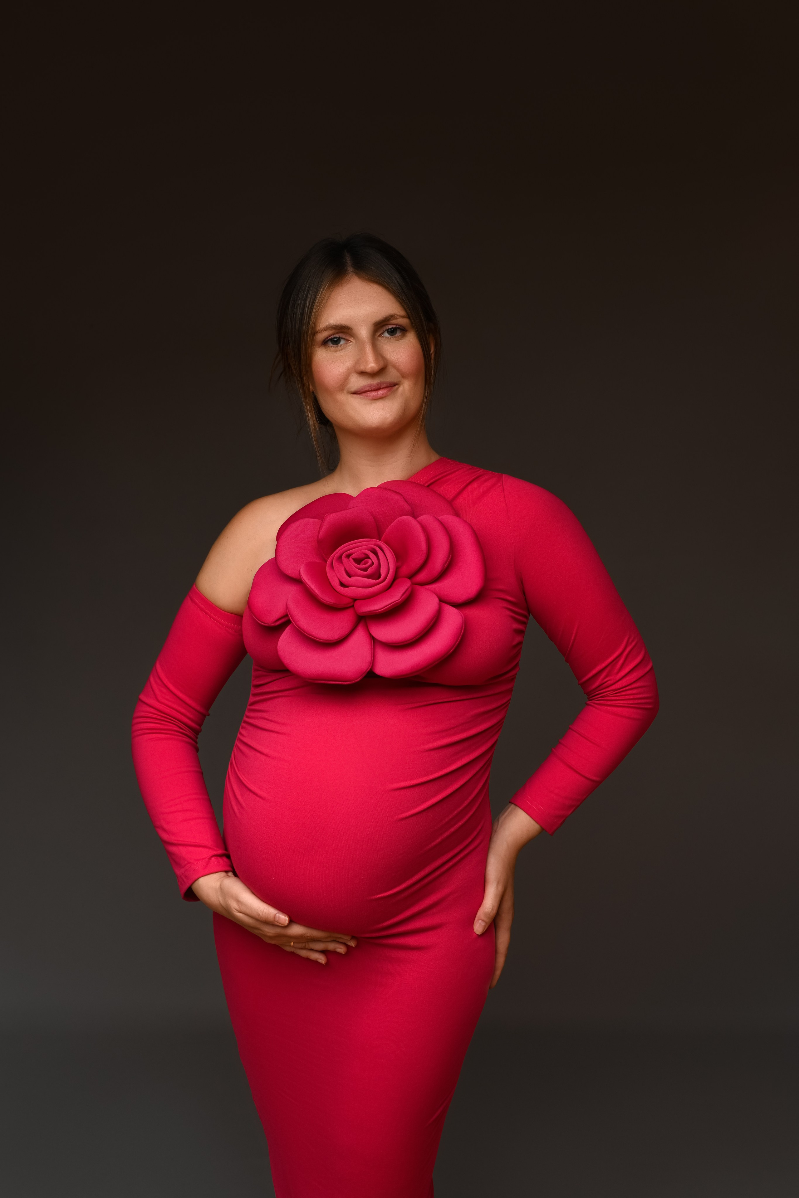 Elegantes Babybauch-Shooting, Fotografin in Aachen und Alsdorf