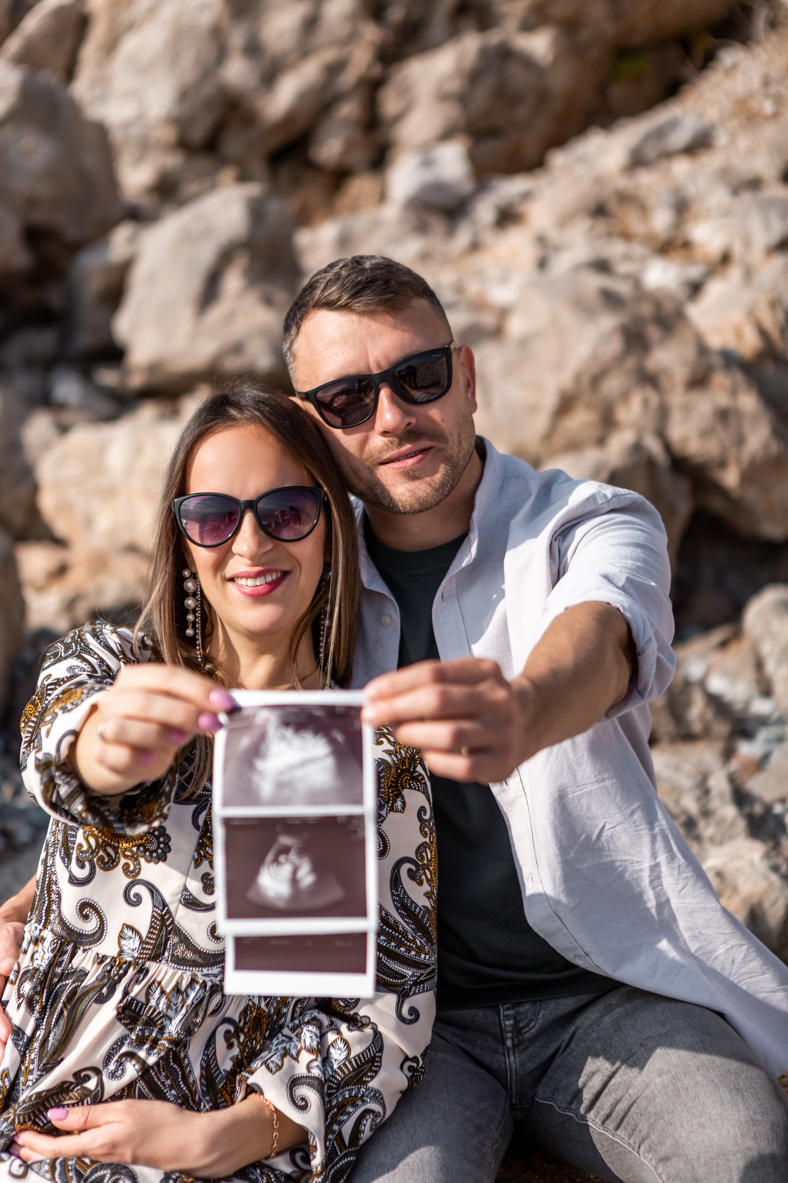 Фотосессия беременности на берегу моря. Фотограф в Анталии, Кемере и Белеке