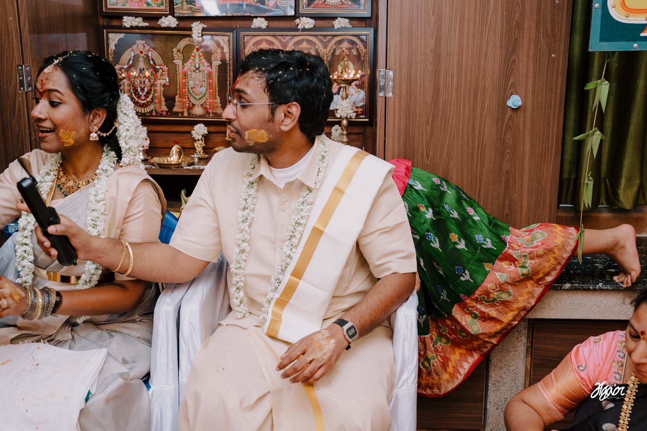 Wedding documentary photography in Pondicherry. Agam Vizha