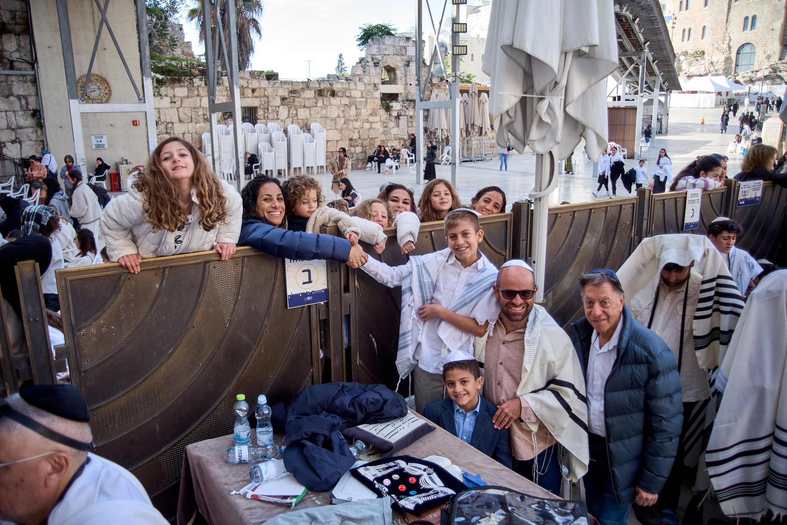 Emotional Bar Mitzvah moment at the Western Wall Israel