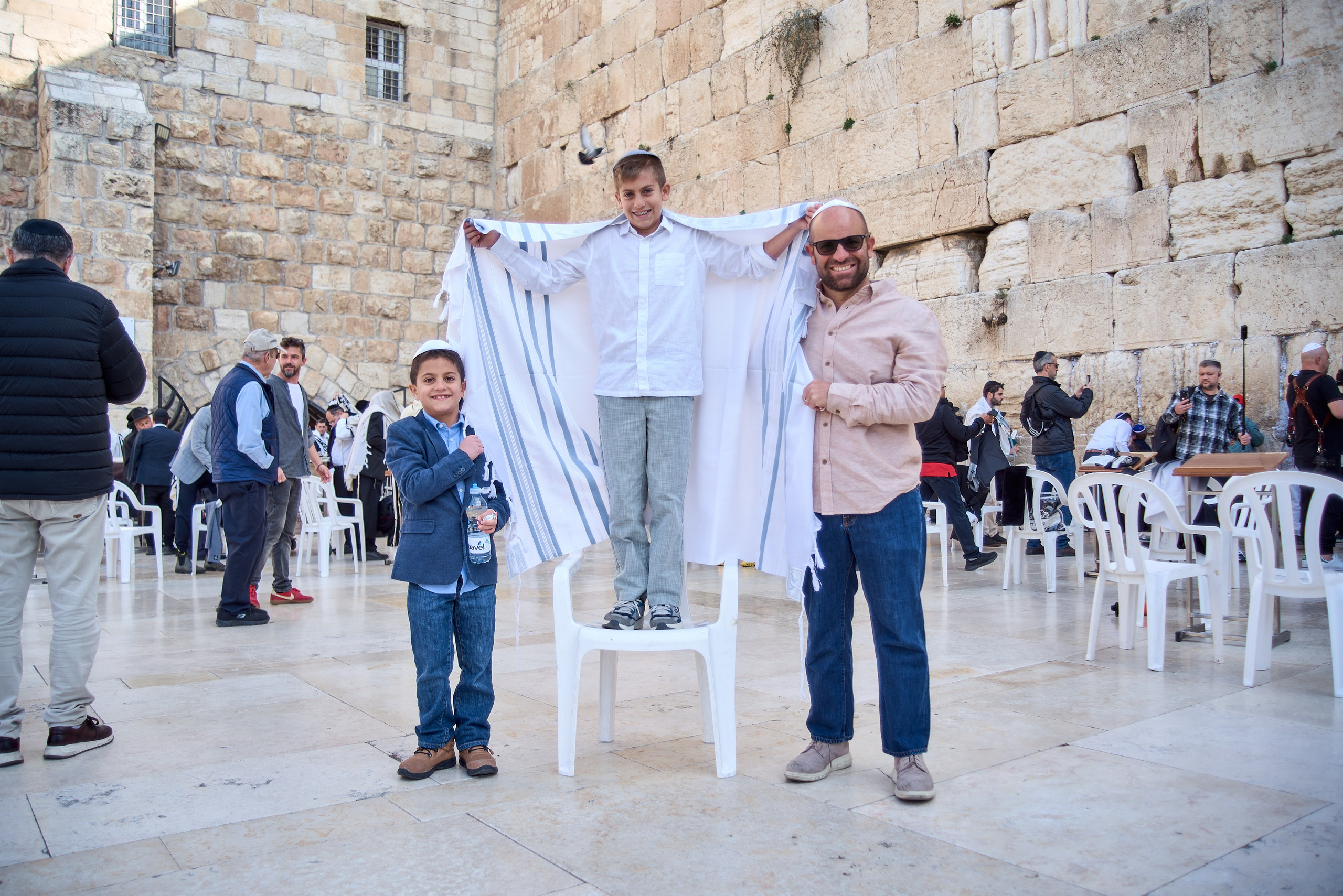 Emotional Bar Mitzvah moment at the Western Wall Israel