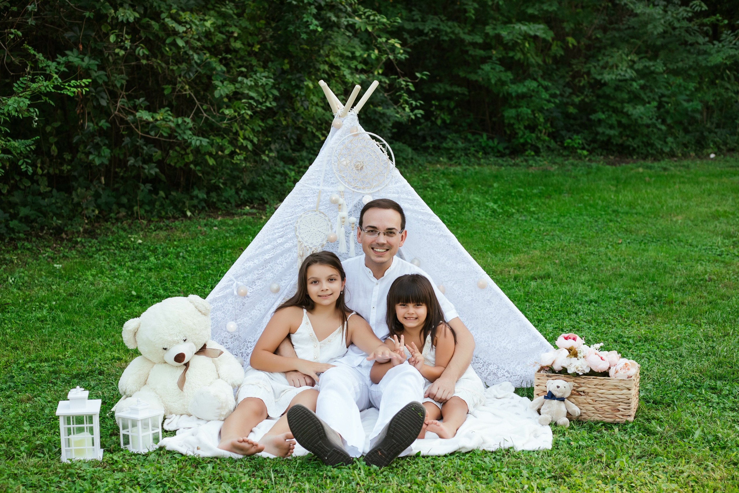 Jennifer e la sua bellissima famiglia. Luci e Capricci Photography