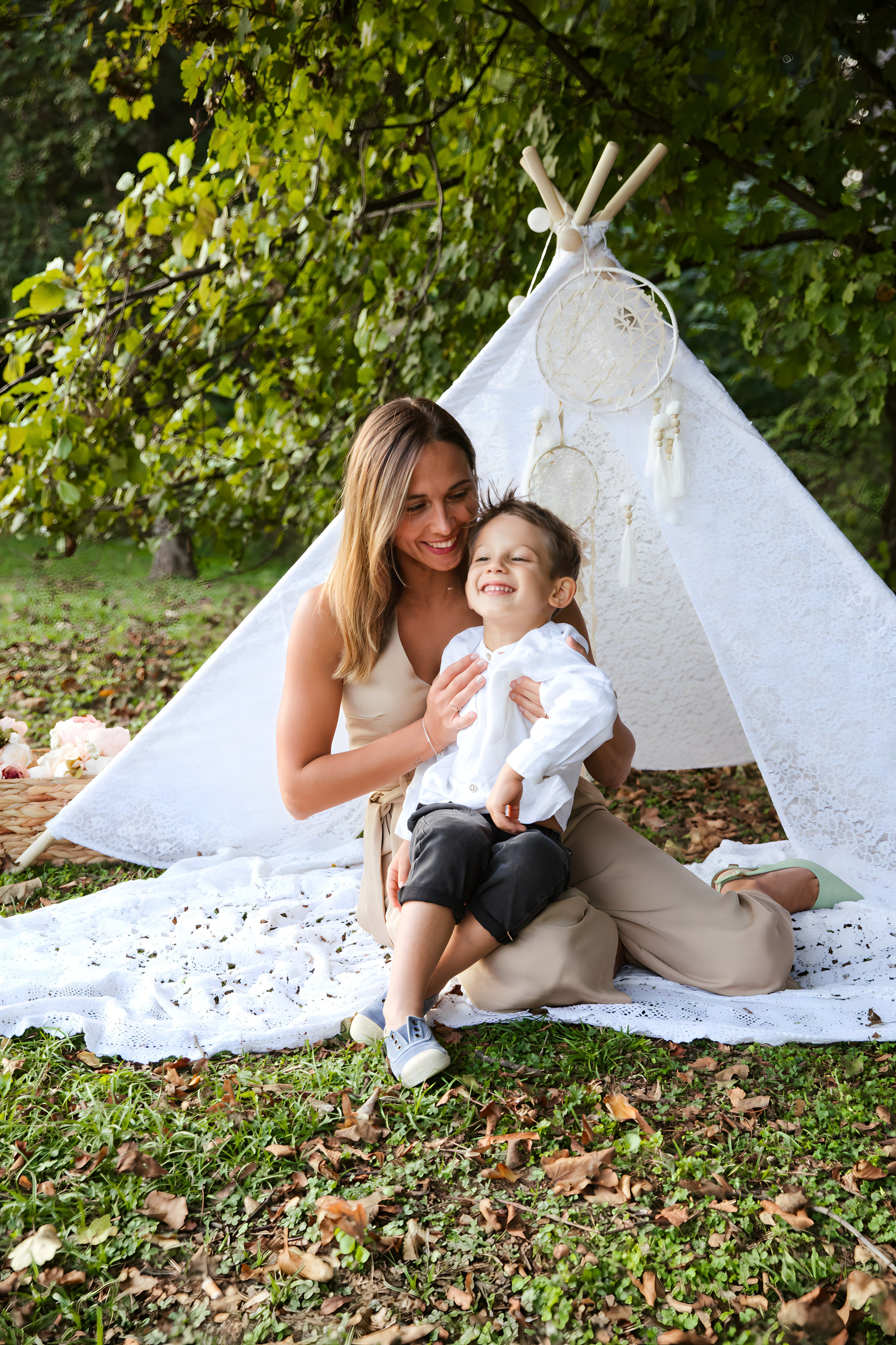 Maggie e la sua bellissima famiglia. Luci e Capricci Photography