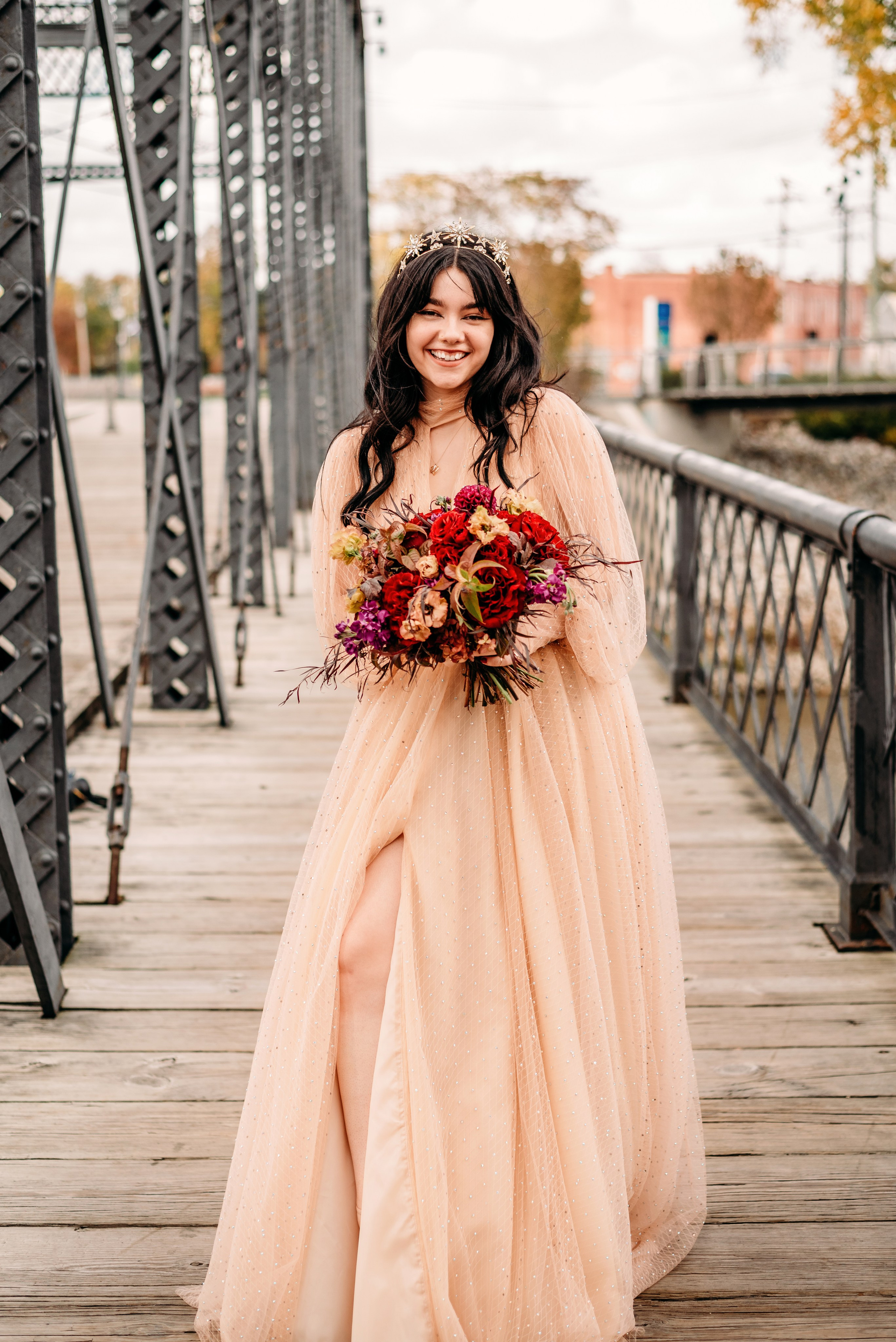 Bold & Dramatic Wedding at The Paper Mill on The Landing | Fort Wayne Wedding Photographer. Alexandria Danielle Photography | Fort Wayne & Indianapolis Wedding Photographer
