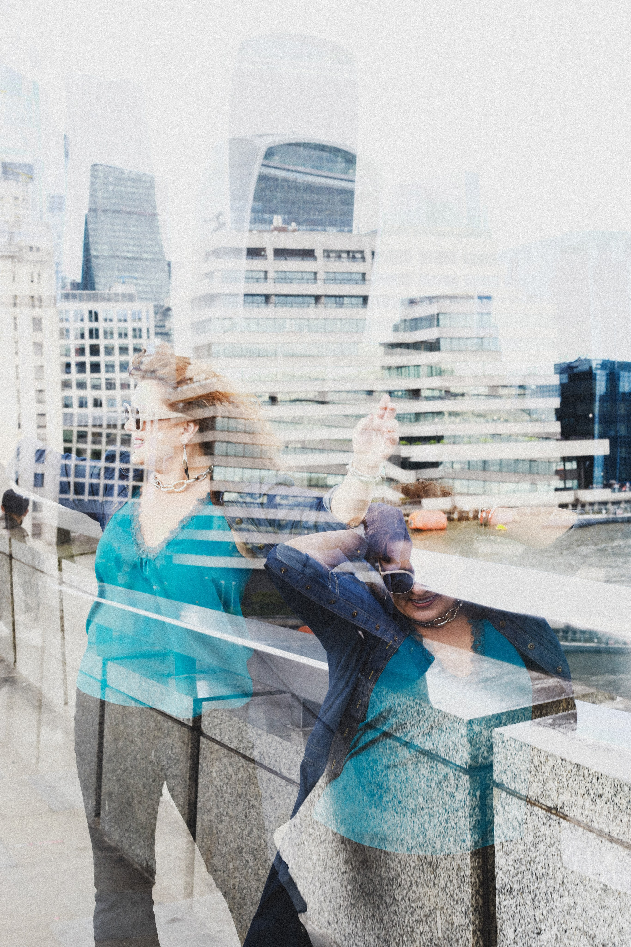 Оlga and her shiny London. Victoria Dini. Art photography in London / Folkestone, UK