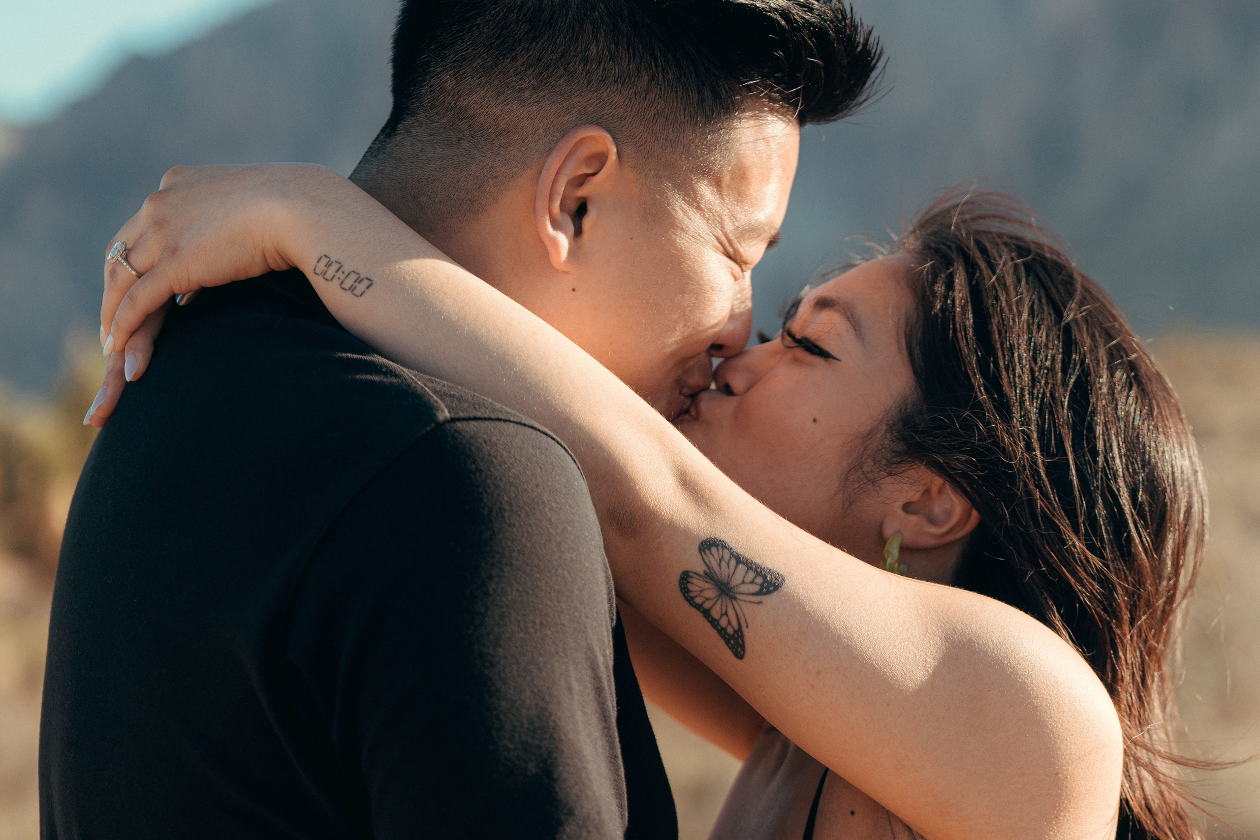 Brian&Christina. Marriage Proposal. Wedding & elopement photographer Viktoriya Kravtsov. Las Vegas