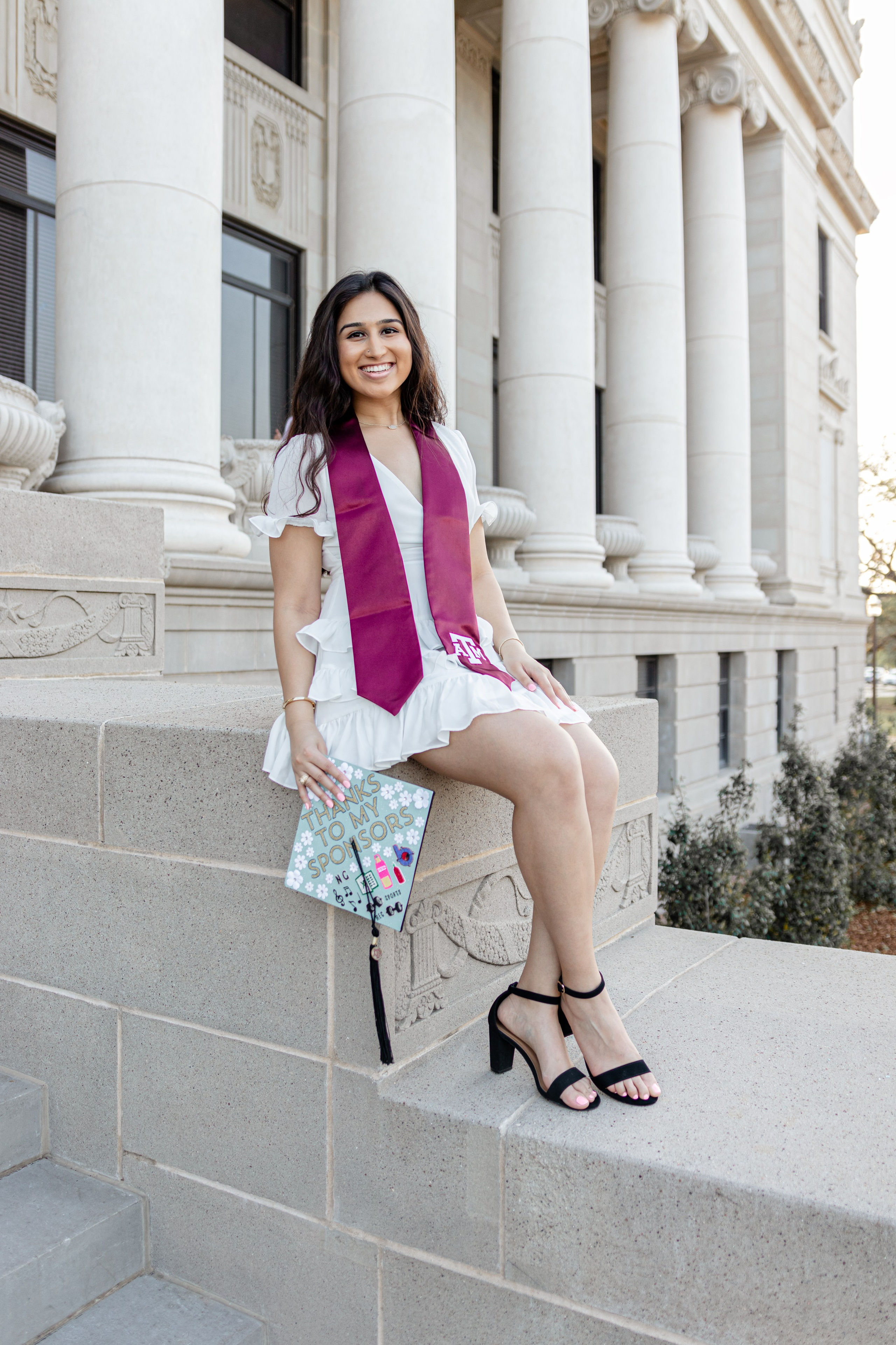 Arshia’s graduation photoshoot at Texas A&M University