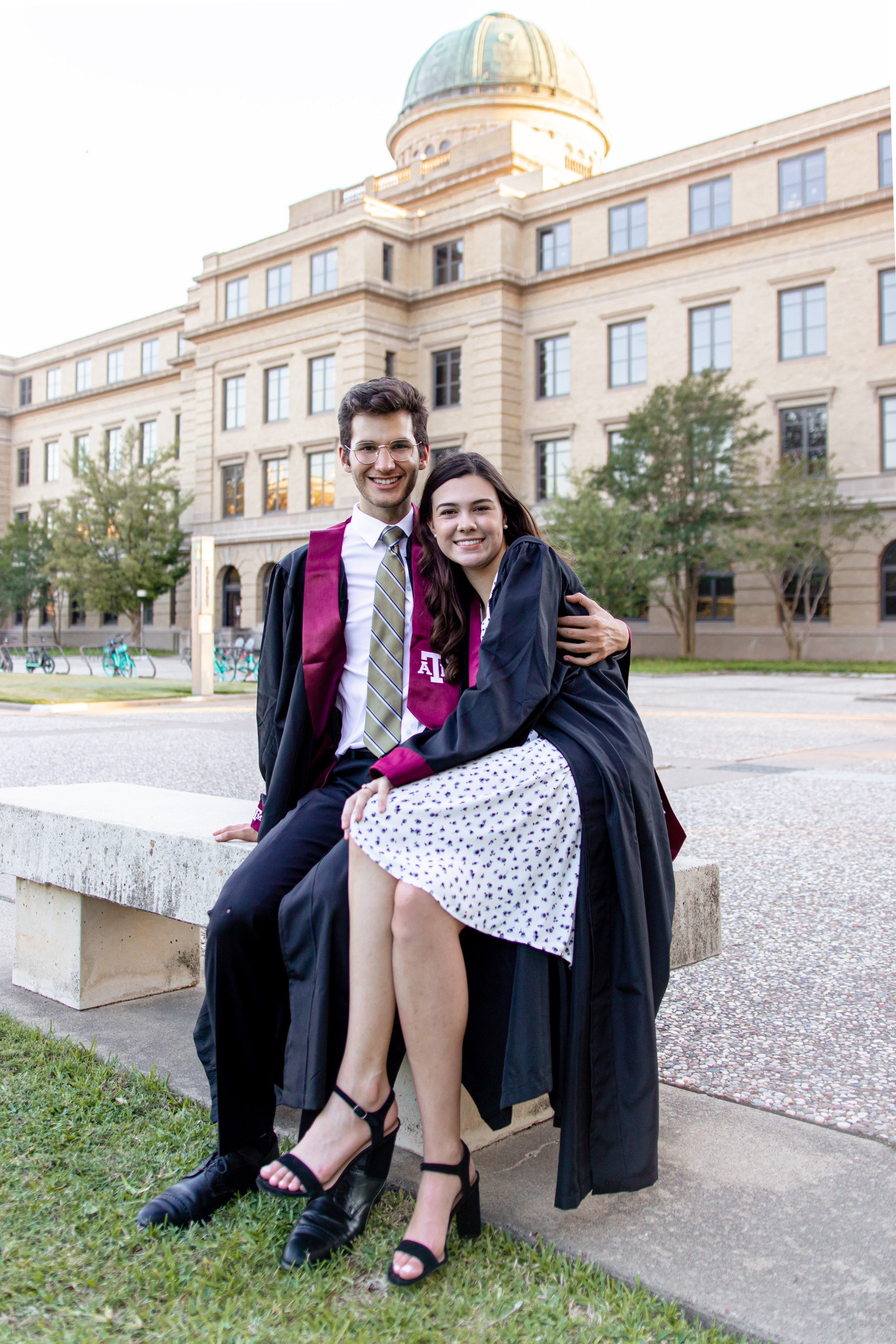 John-David's senior photoshoot at Texas A&M University