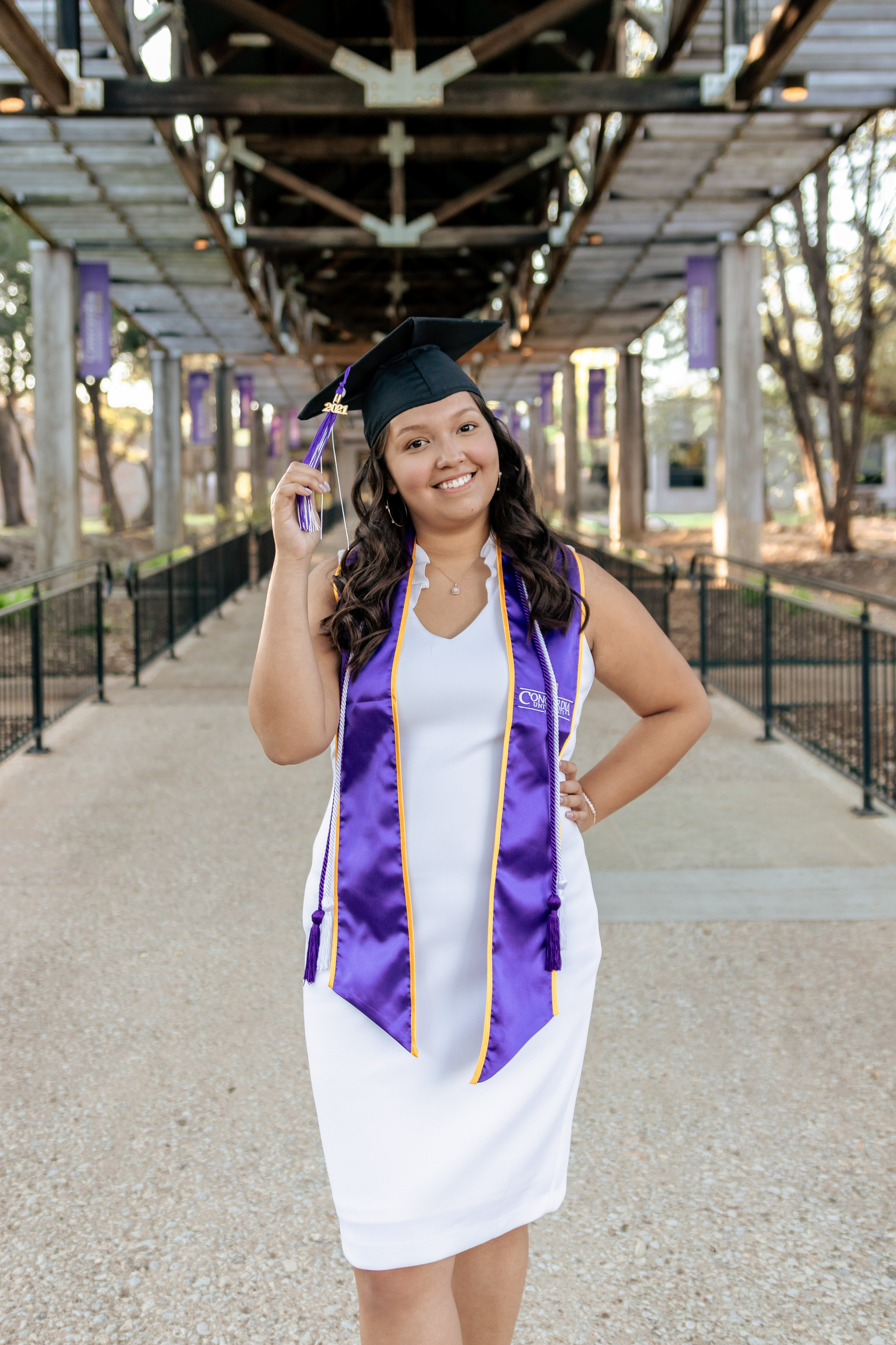 Kasey’s senior photoshoot at Concordia University