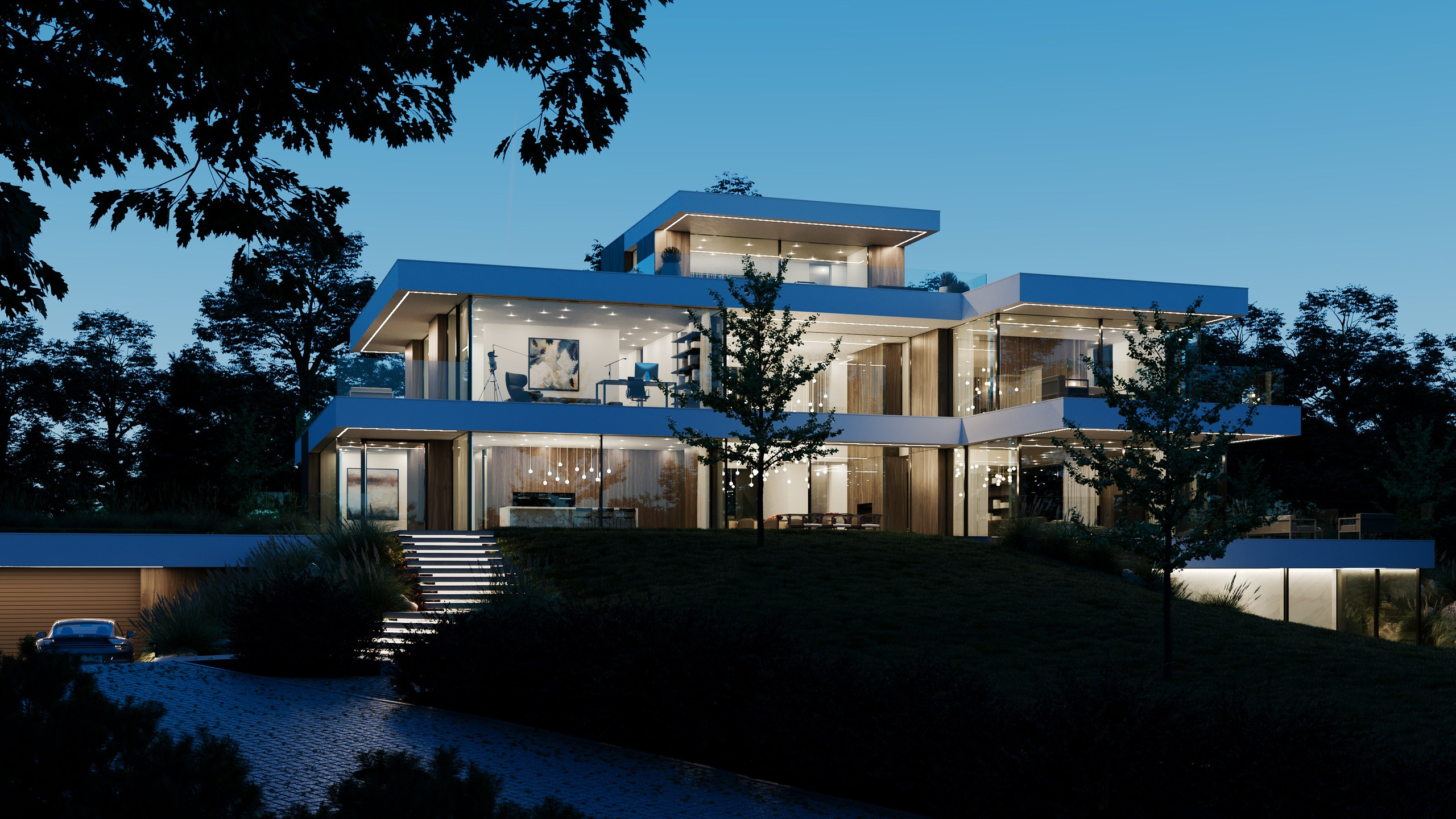 Vila v pražské Troji.