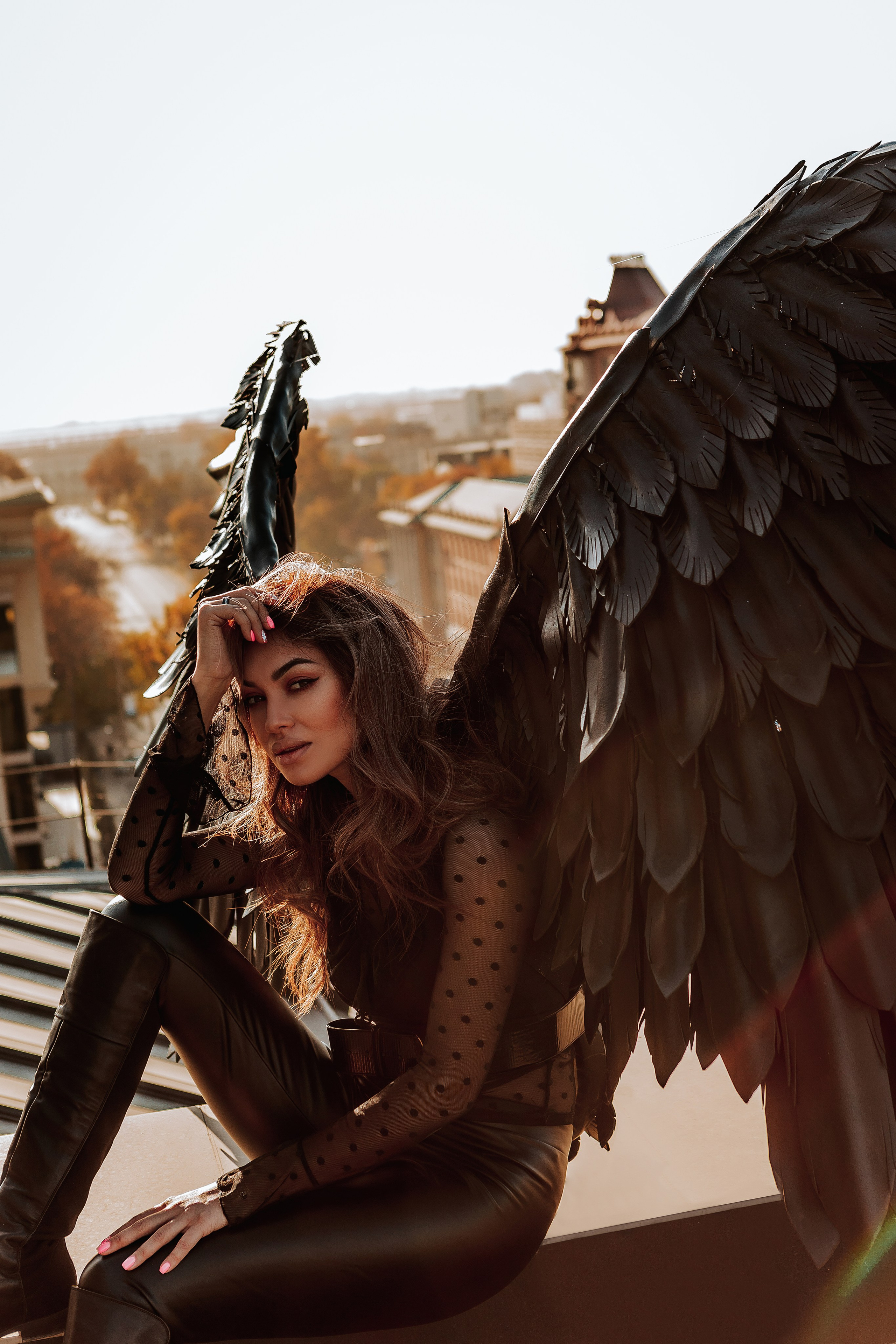 На крыше. Фотограф Вероника Яцына в Ташкенте