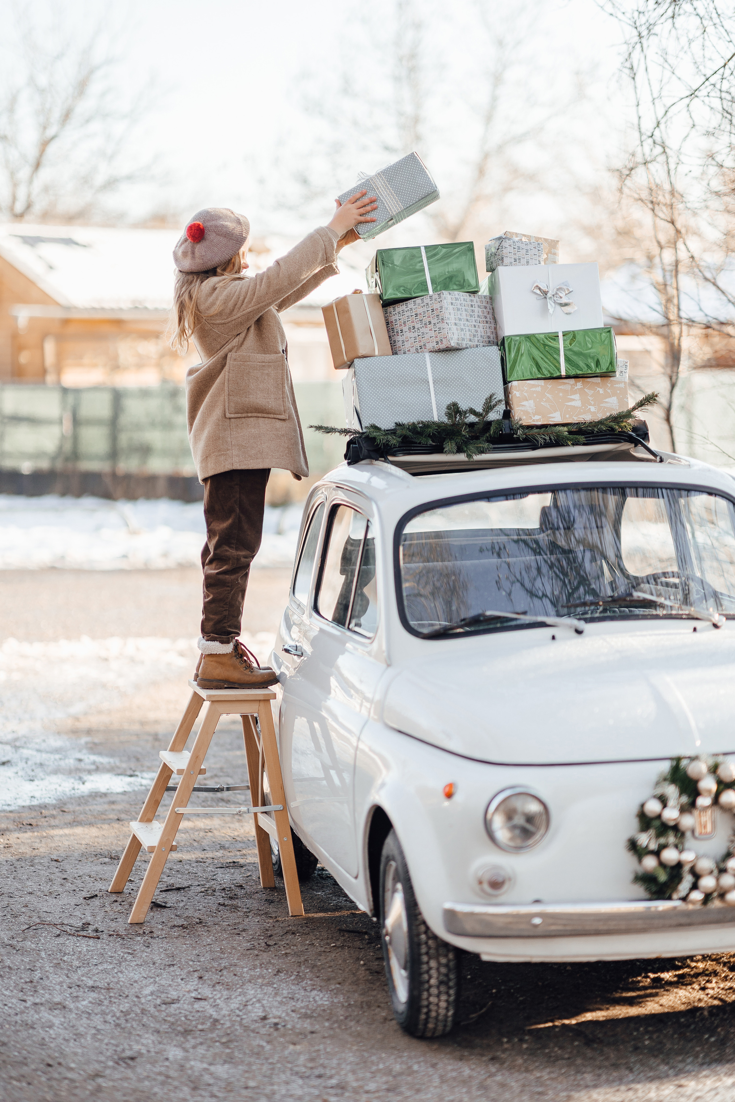 Christmas car. Фотограф в Мюнхене Анастасия Воробцова