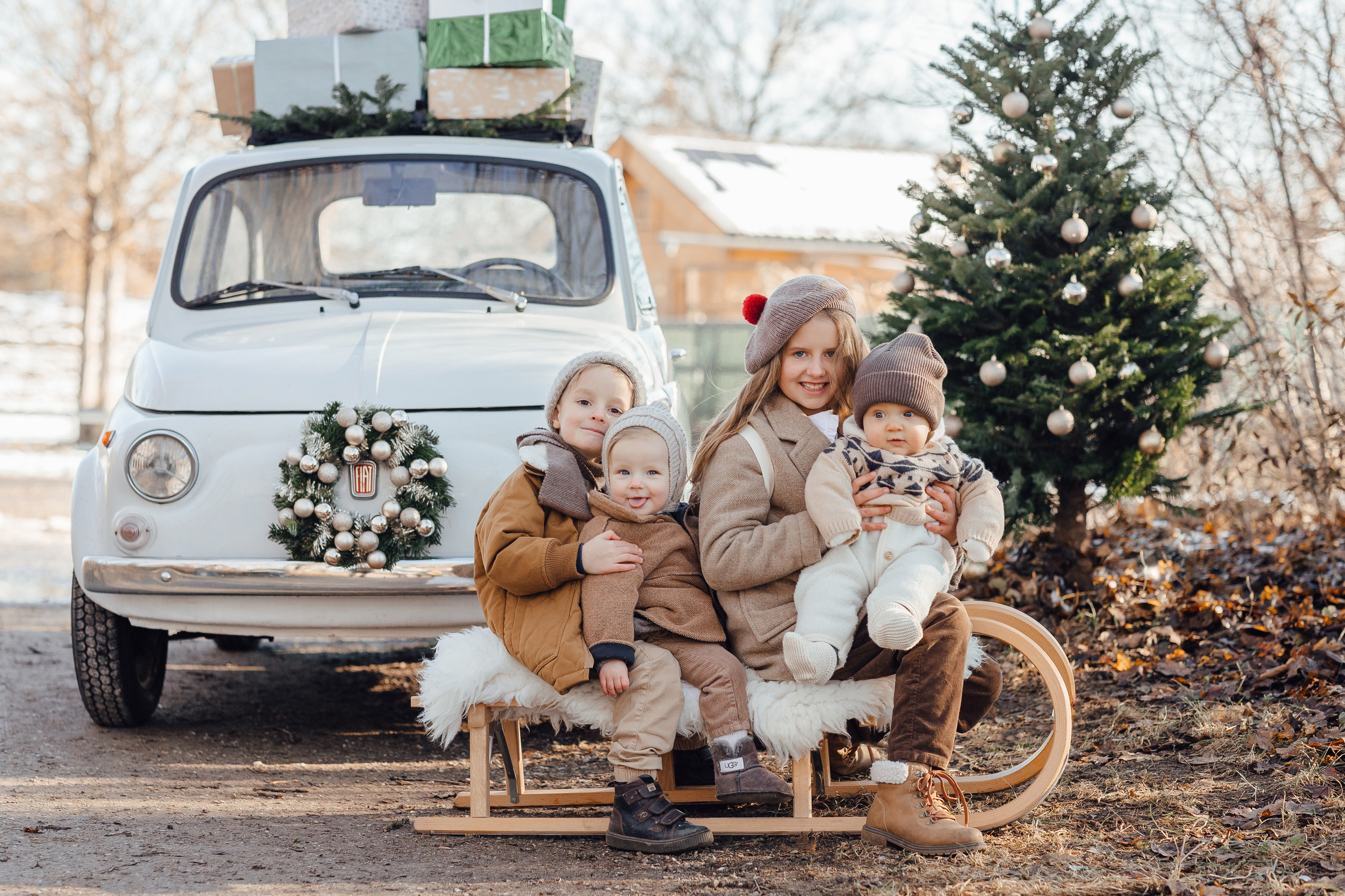 Christmas car. Фотограф в Мюнхене Анастасия Воробцова