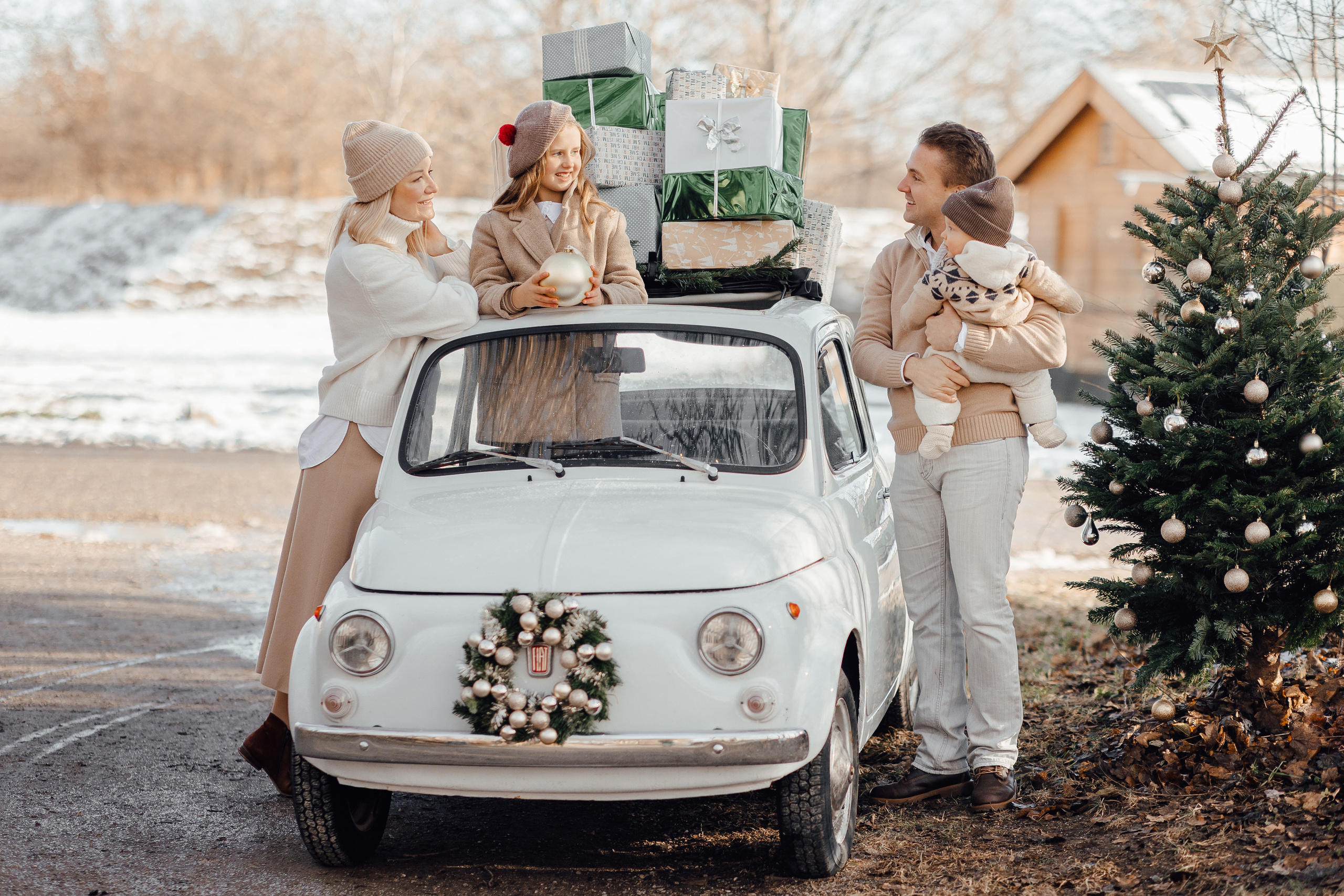 Christmas car. Фотограф в Мюнхене Анастасия Воробцова