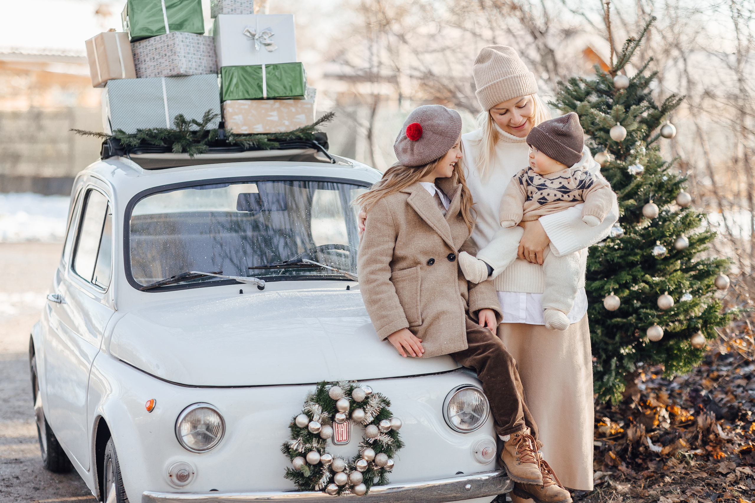 Christmas car. Фотограф в Мюнхене Анастасия Воробцова