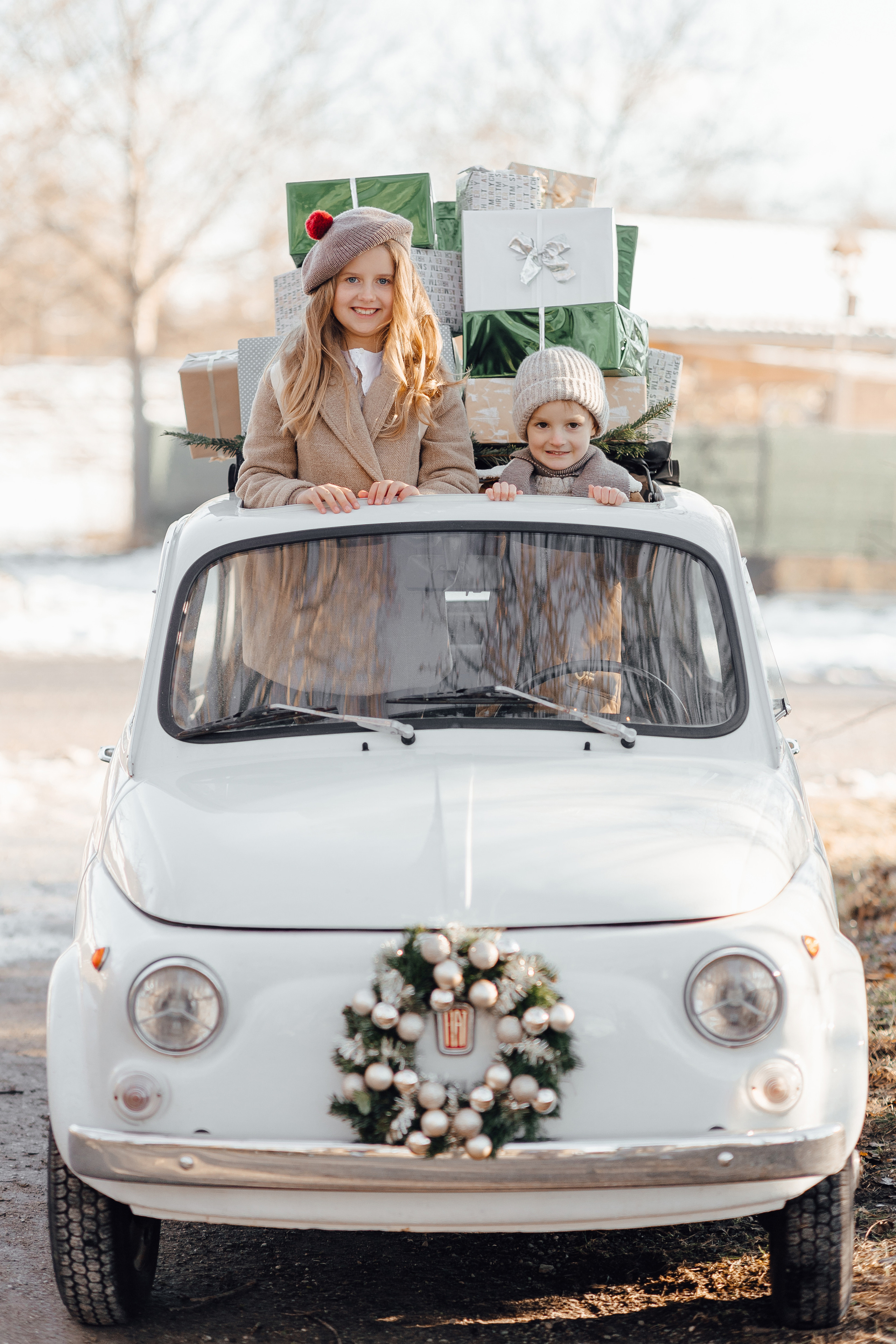 Christmas car. Фотограф в Мюнхене Анастасия Воробцова