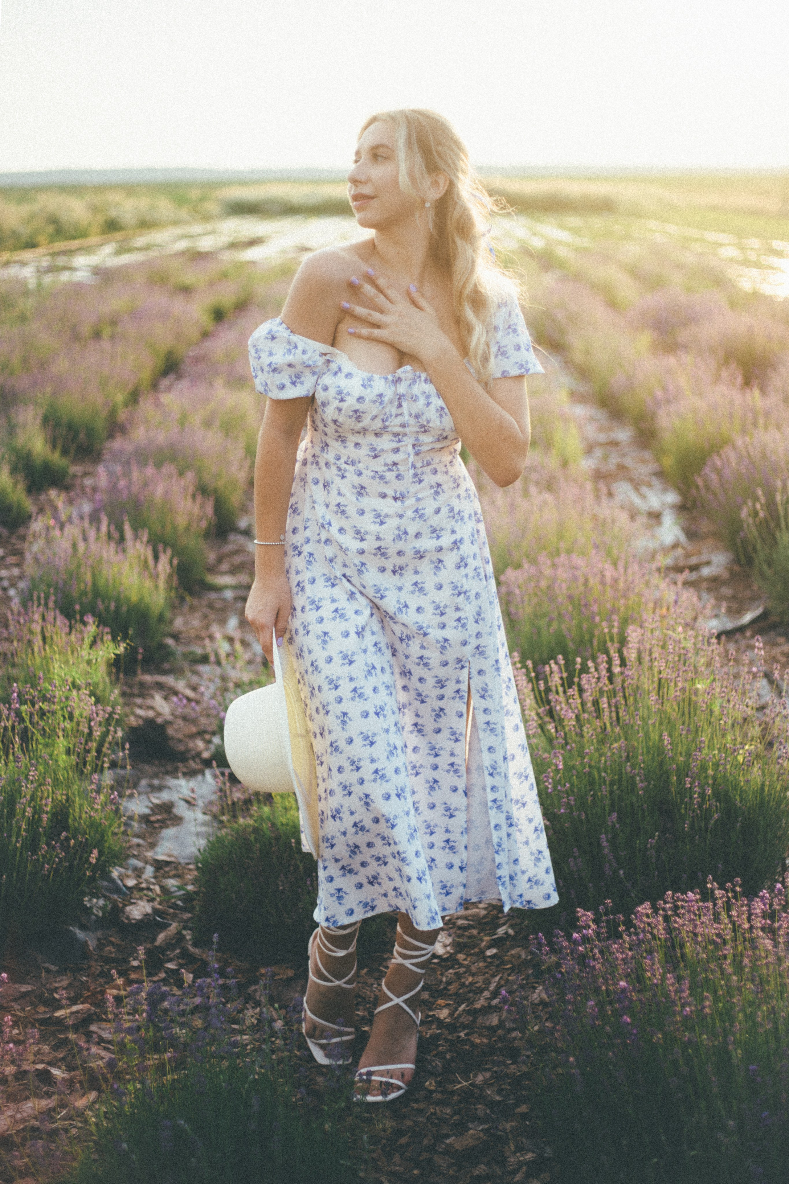 Lavender field. Photographer Anna Curly | Weddings and Events in Dubai