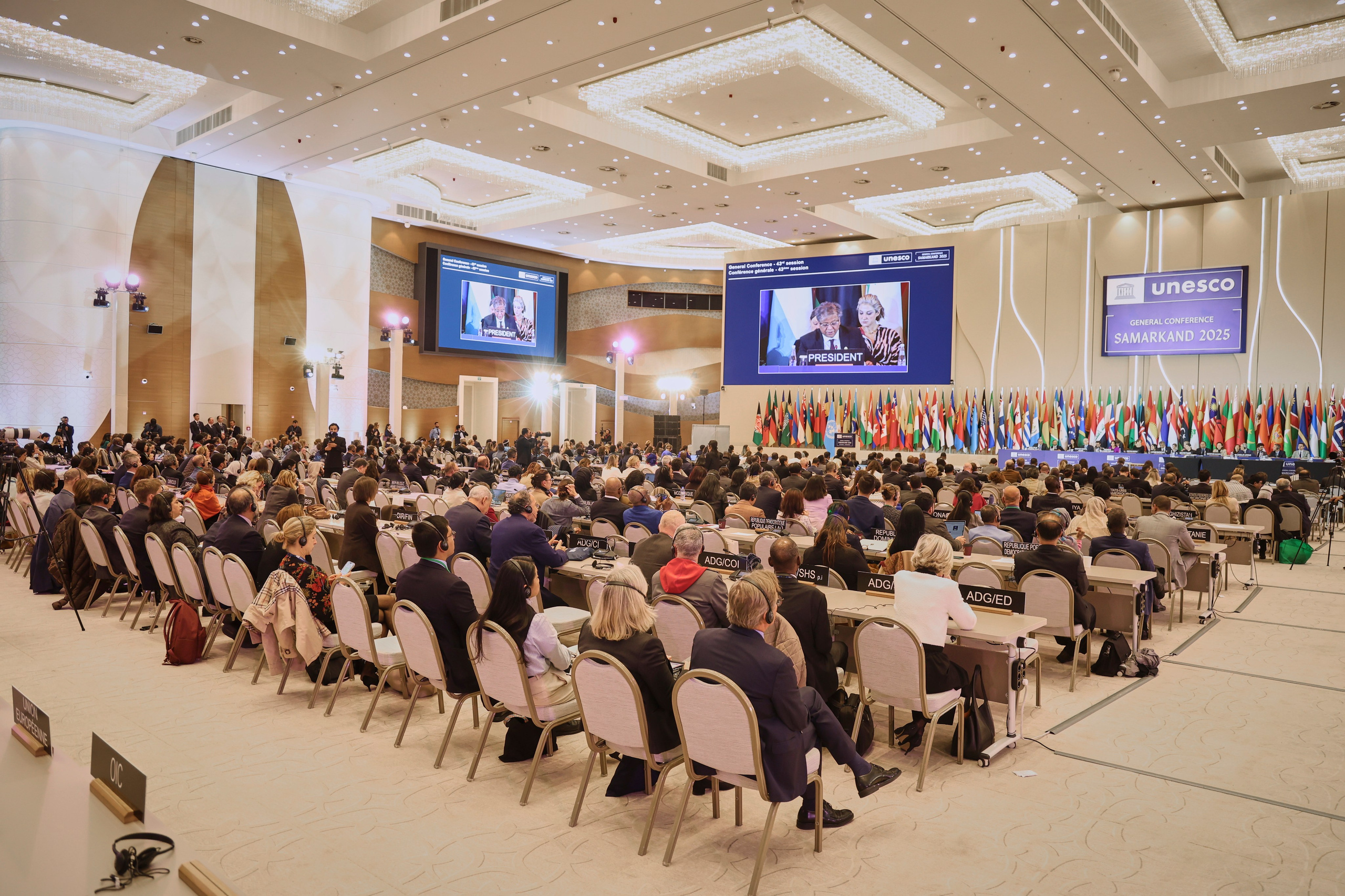 General conference UNESCO 2025 Uzbekistan. Photographer in Uzbekistan and Samarkand Djasur Marupov