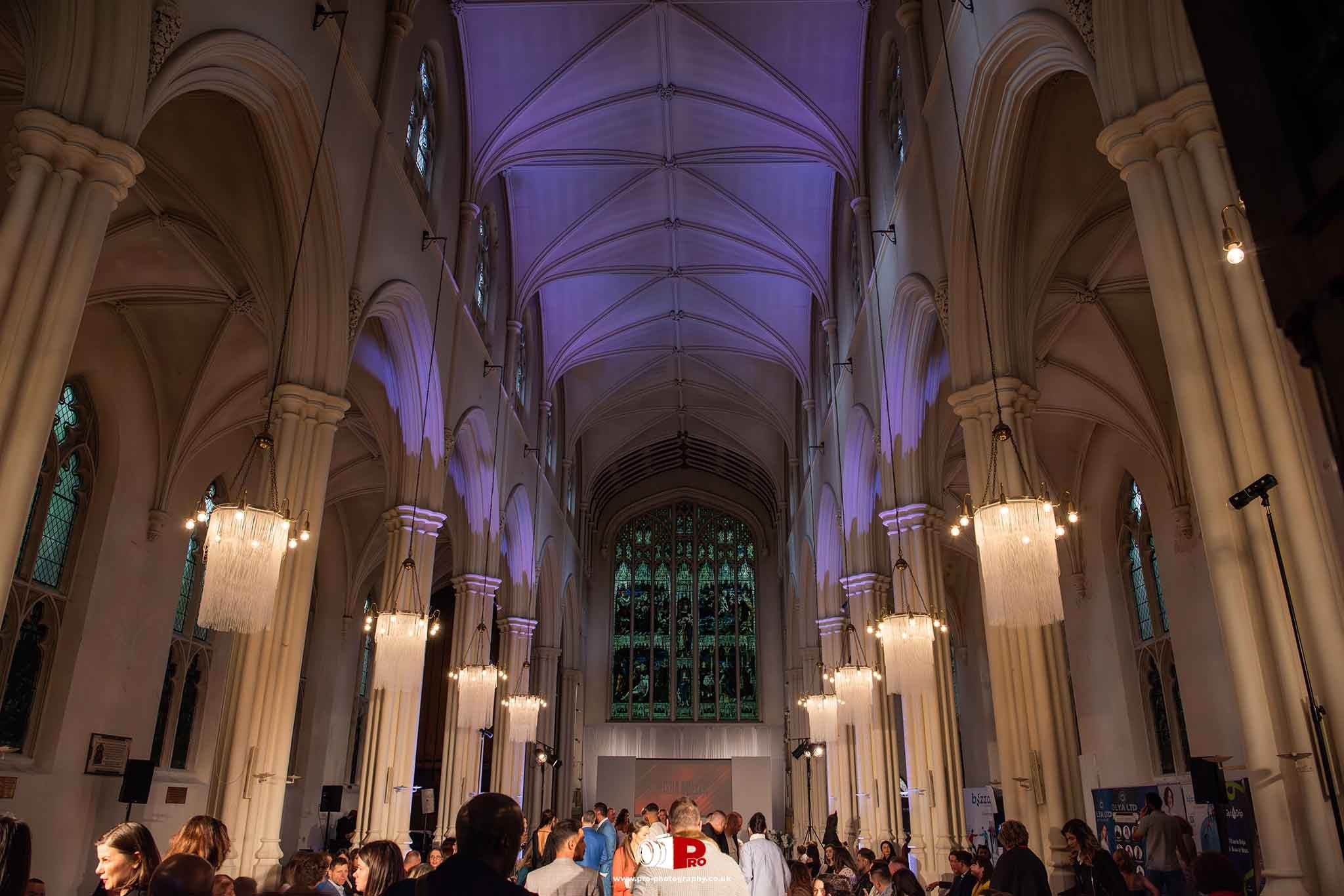 Stunning Cathedral Interior at Event Venue