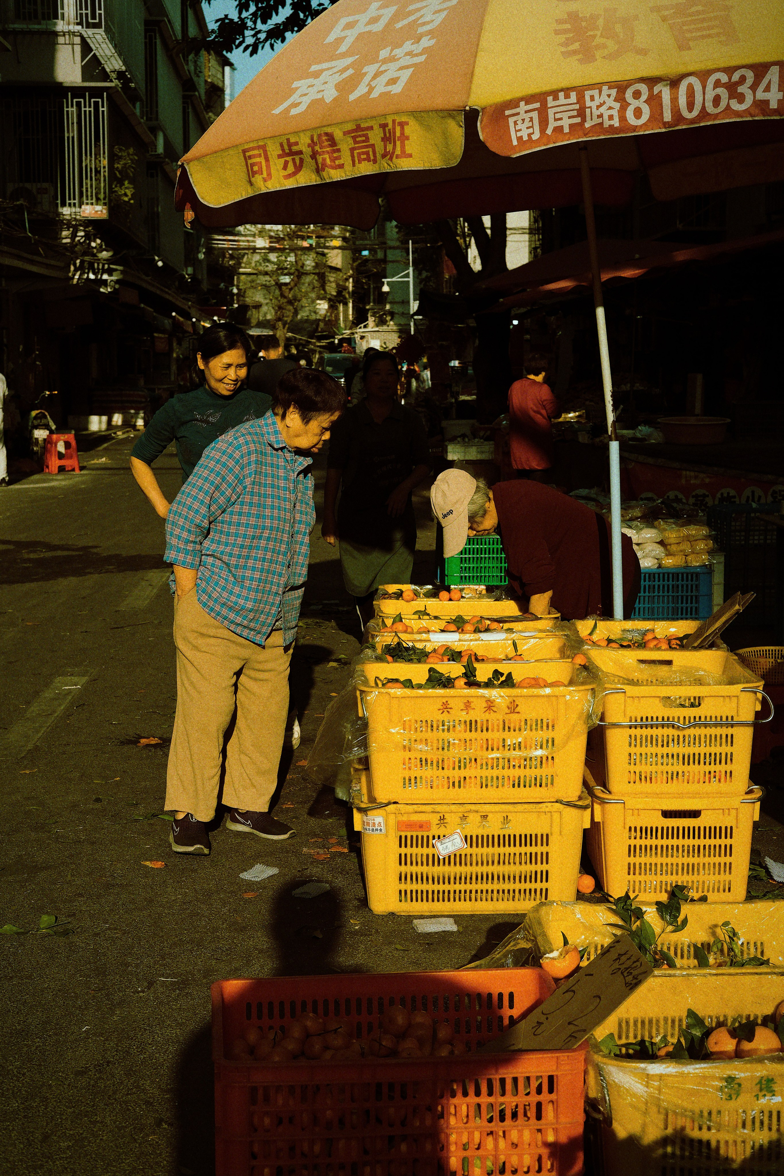 Documentary Style City Market Photo