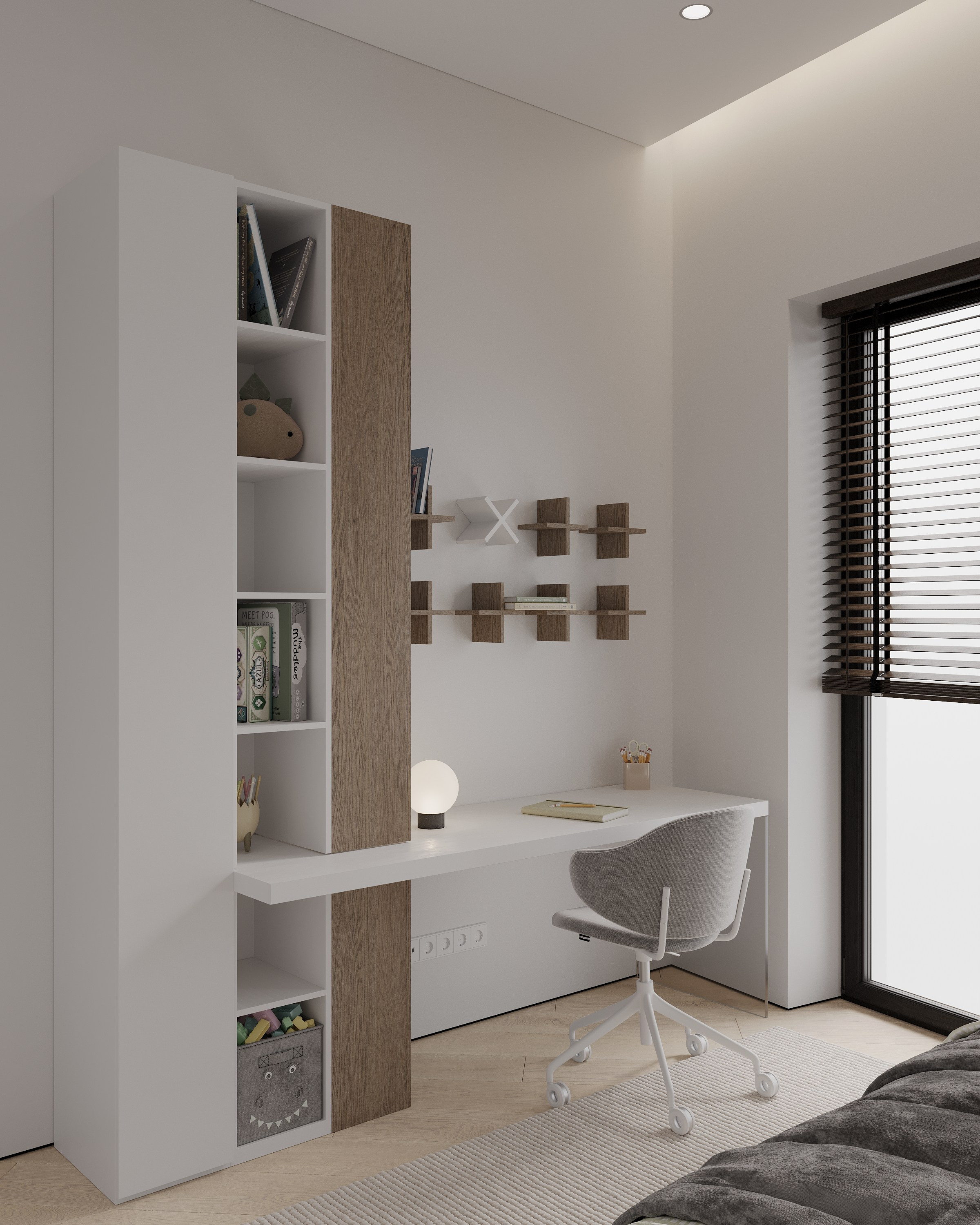 Wooden minimalizm. Simple Archs — high quality visualizations for your interior projects