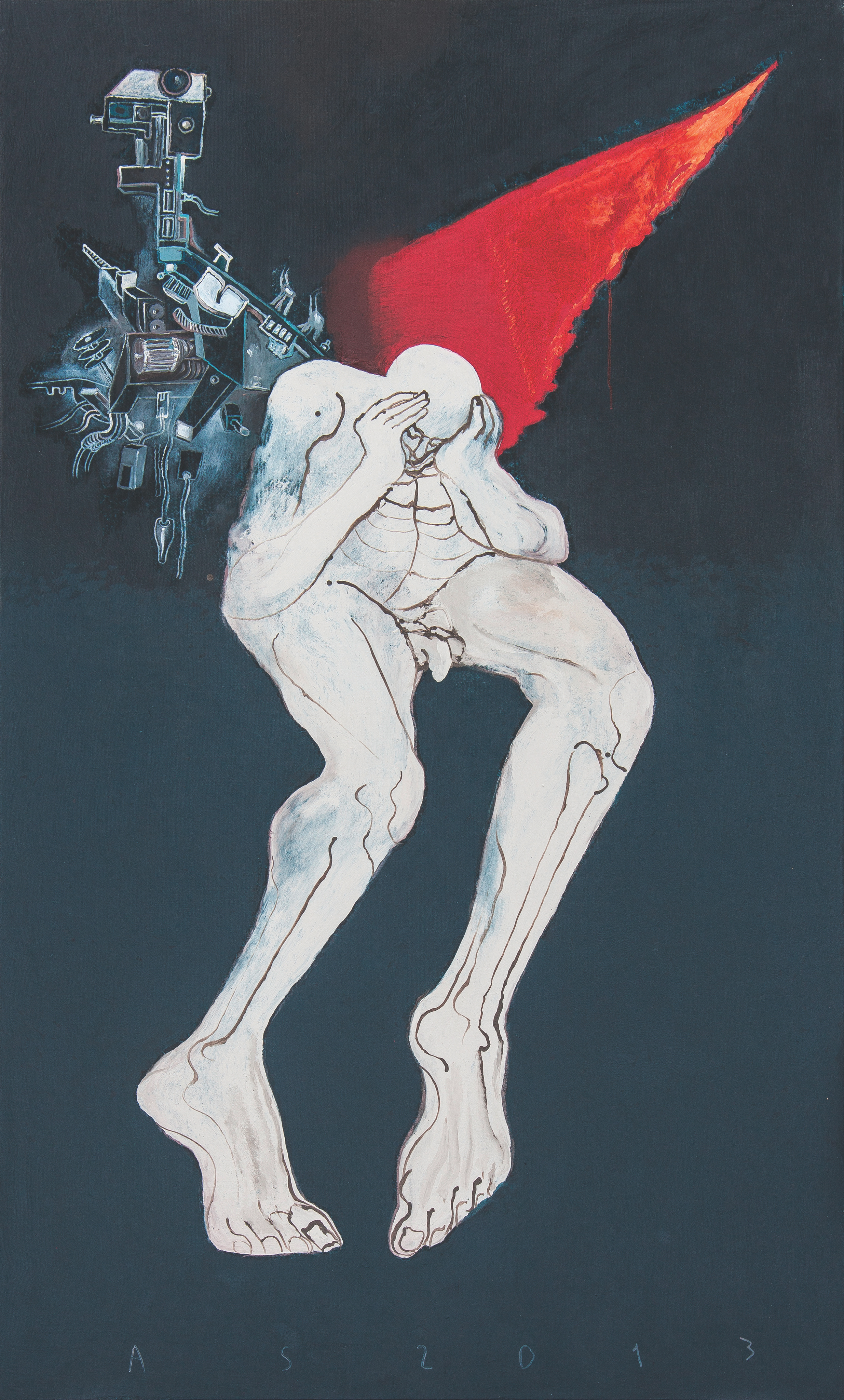 FLIGHT I, painting, drawing, Andrzej Strumiłło, Andrzej Strumillo, FLIHGT series, polish contemporary art, polish artist, contemporary art in modern Poland, contemporary polish artists, best polish painters, best polish artists, famous polish artists