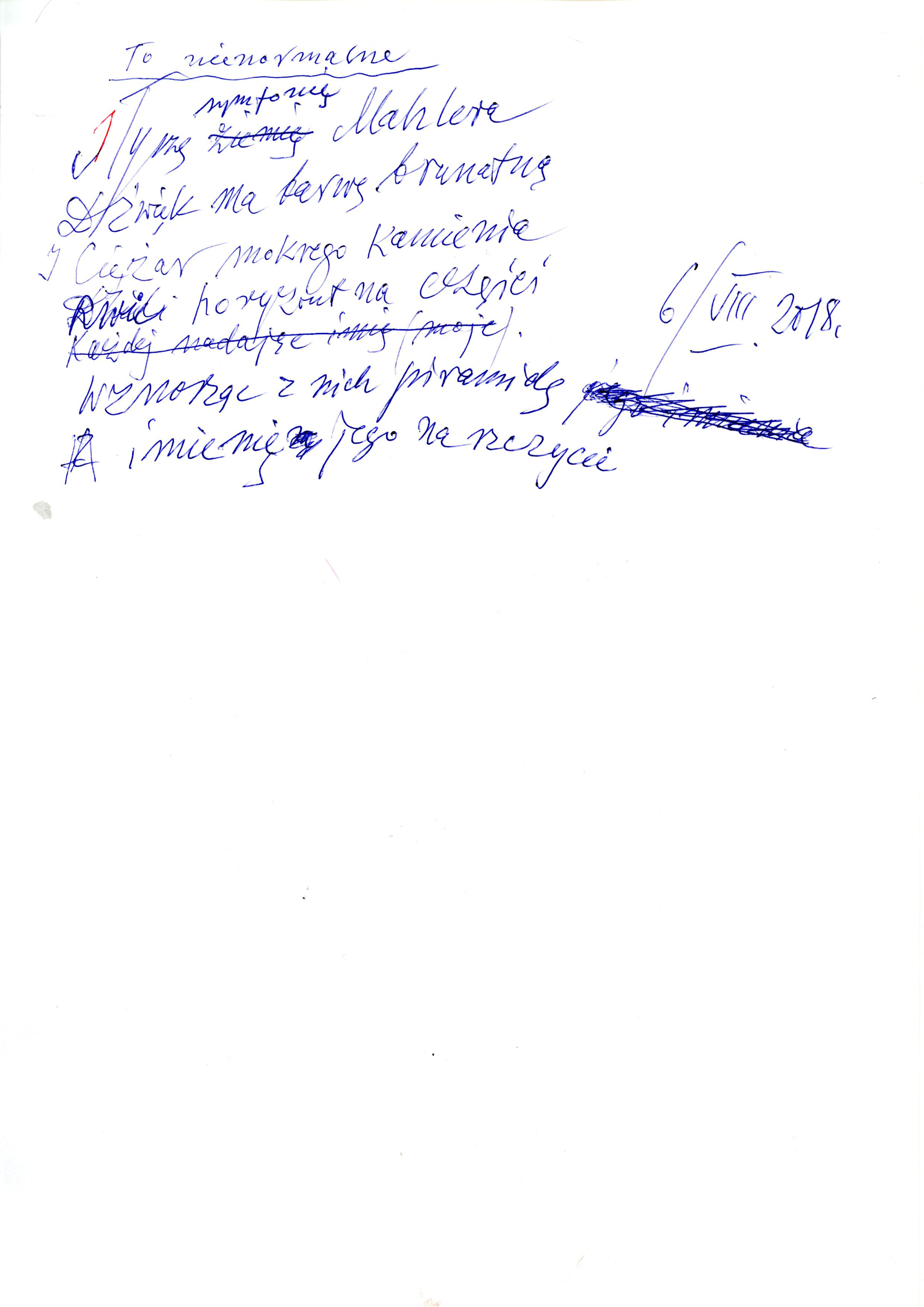 POETRY. Andrzej Strumillo