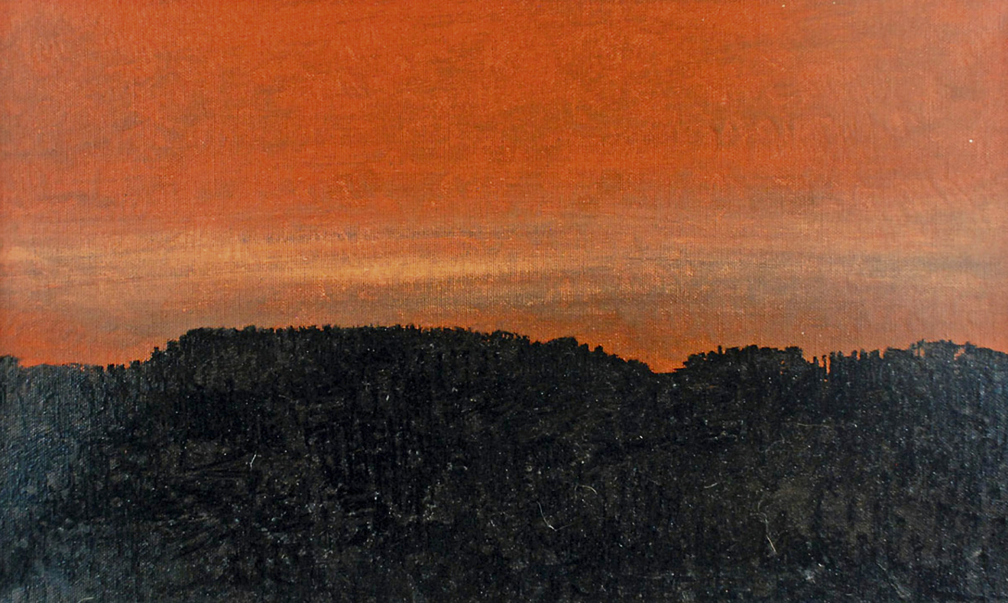 "Pejzaż cbrązowy", 30 x 50 cm - 2011