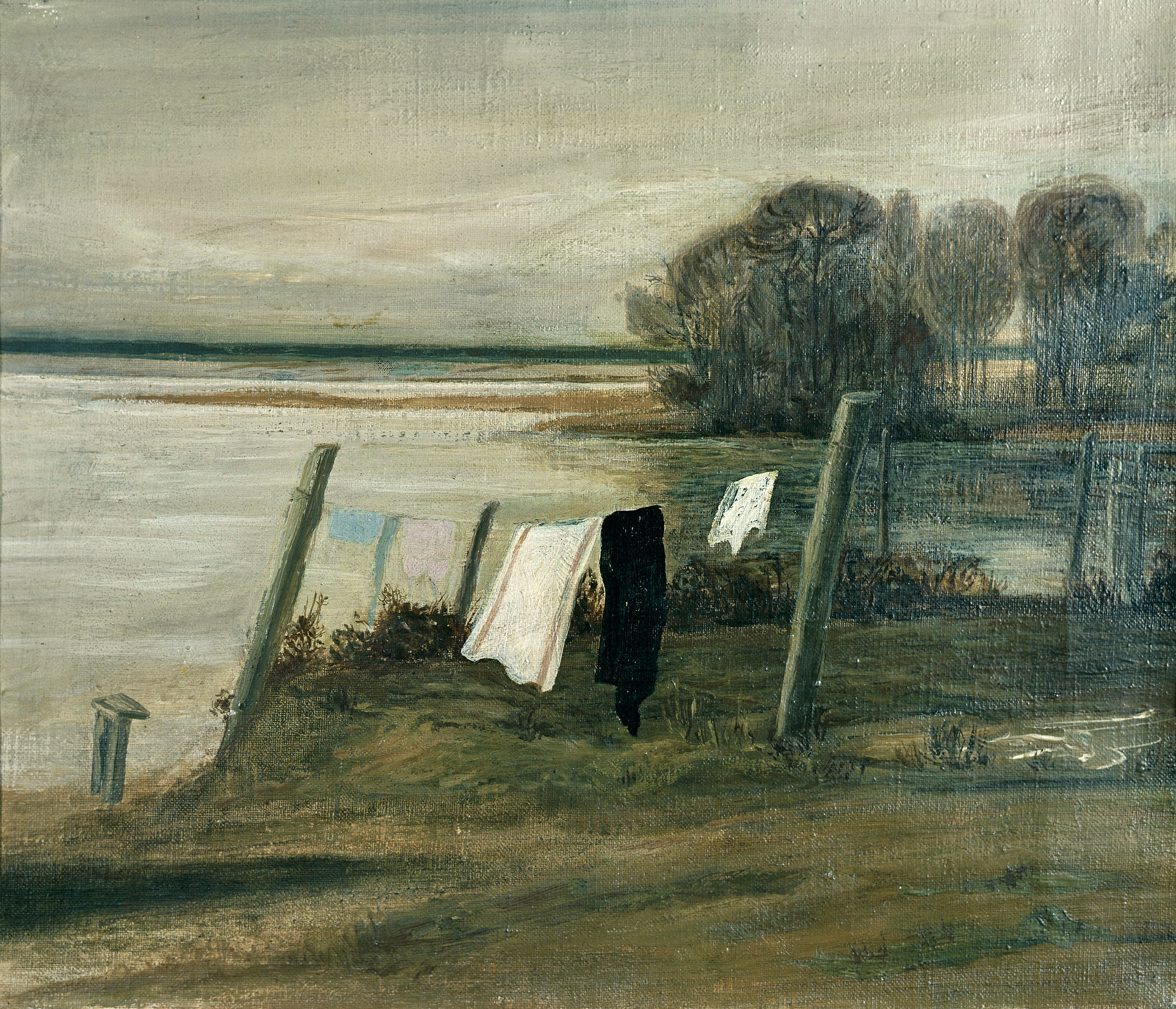 "Our land", early works, 1945 - 1070, painting, Andrzej Strumiłło, Andrzej Strumillo, Polish contemporary art, Polish artist, contemporary art in contemporary Poland, contemporary Polish artists, the best Polish painters, the best Polish artists, famous Polish artists,