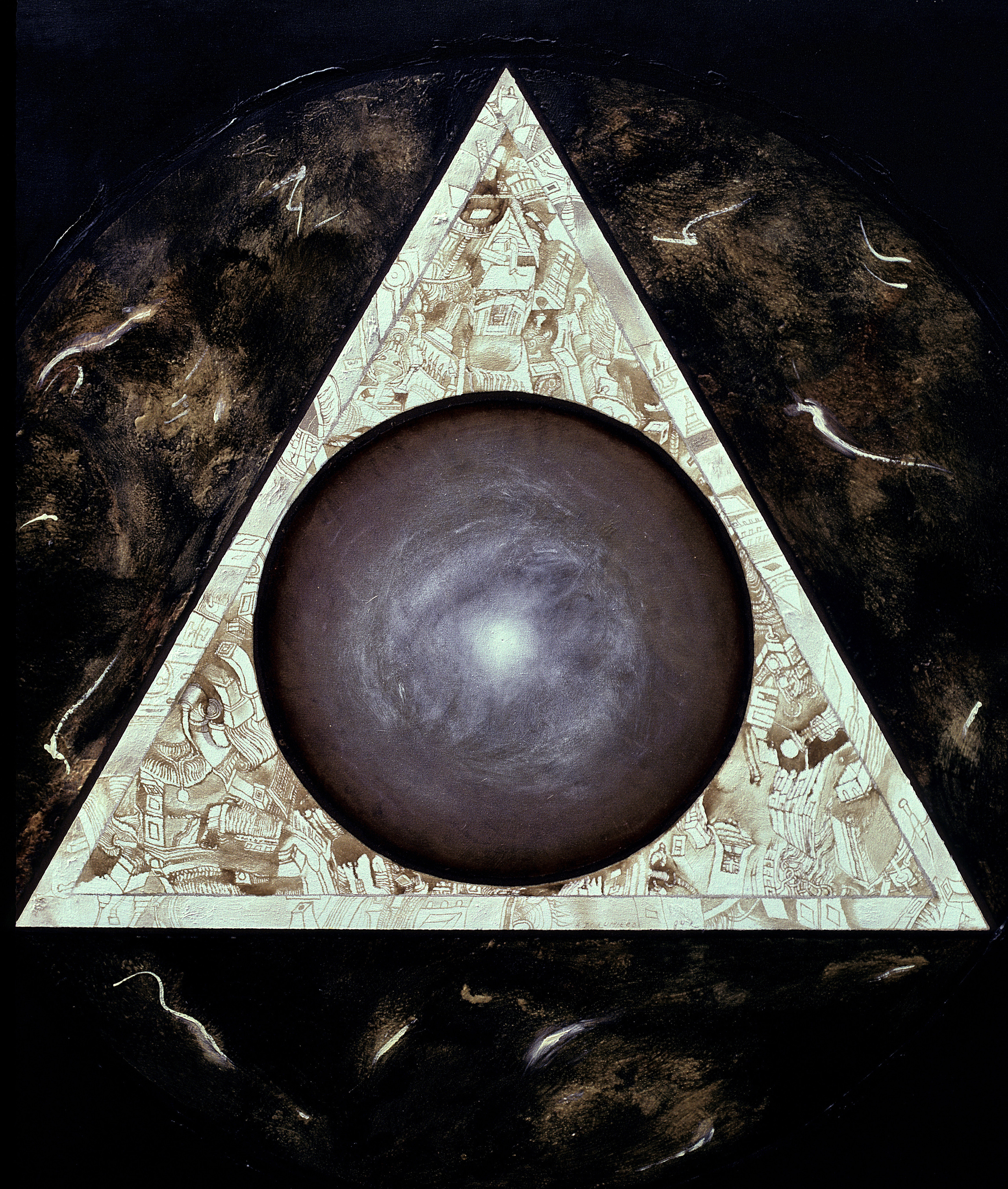 Wczesne prace, 1970 – 2000, rysunek, malarstwo, Andrzej Strumiłło, Andrzej Strumillo, cykl Mandala, polska sztuka współczesna, polski artysta, sztuka współczesna we współczesnej Polsce, współcześni polscy artyści, najlepsi polscy malarze, najlepsi polscy artyści, znani polscy artyści,