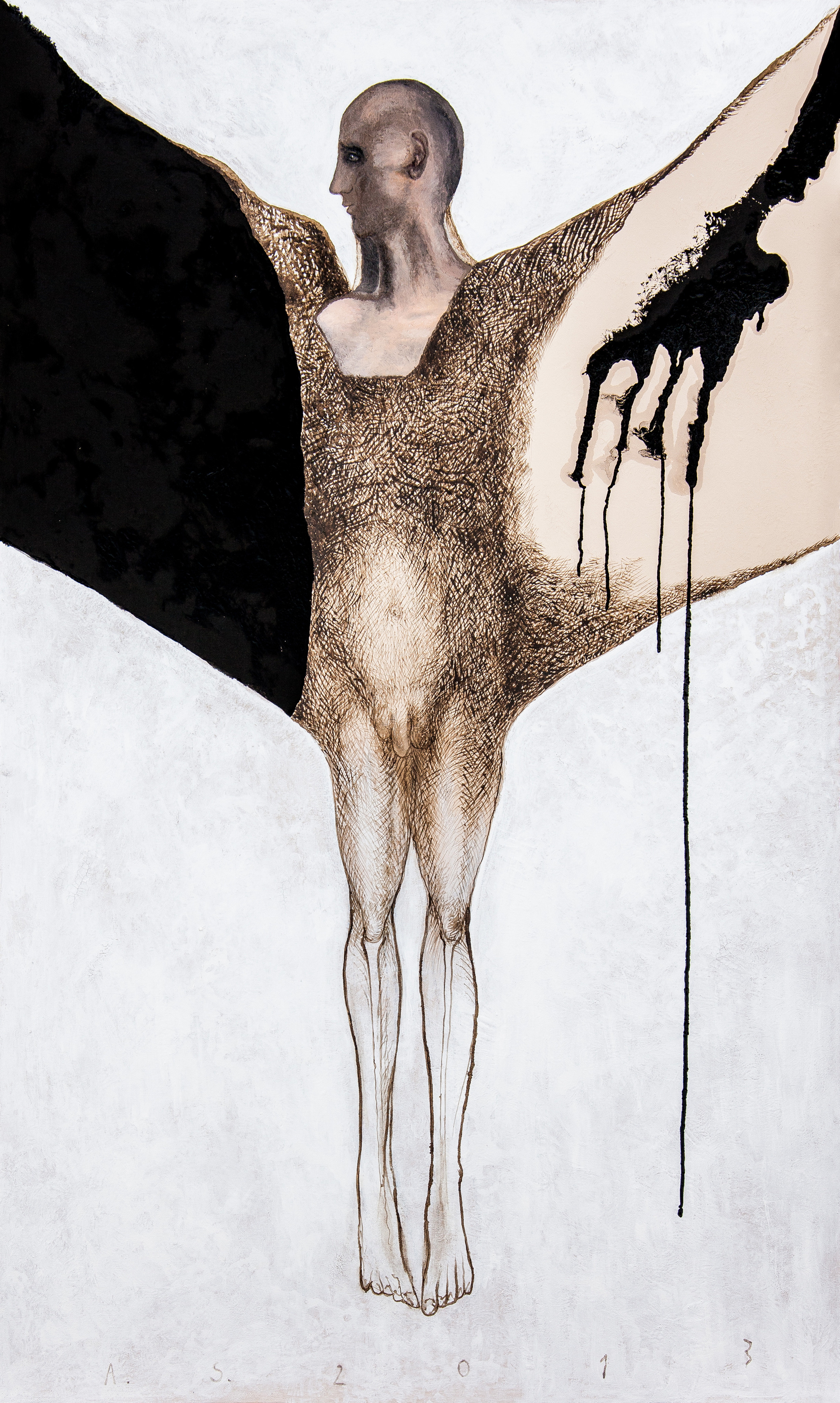 FLIGHT I, painting, drawing, Andrzej Strumiłło, Andrzej Strumillo, FLIHGT series, polish contemporary art, polish artist, contemporary art in modern Poland, contemporary polish artists, best polish painters, best polish artists, famous polish artists