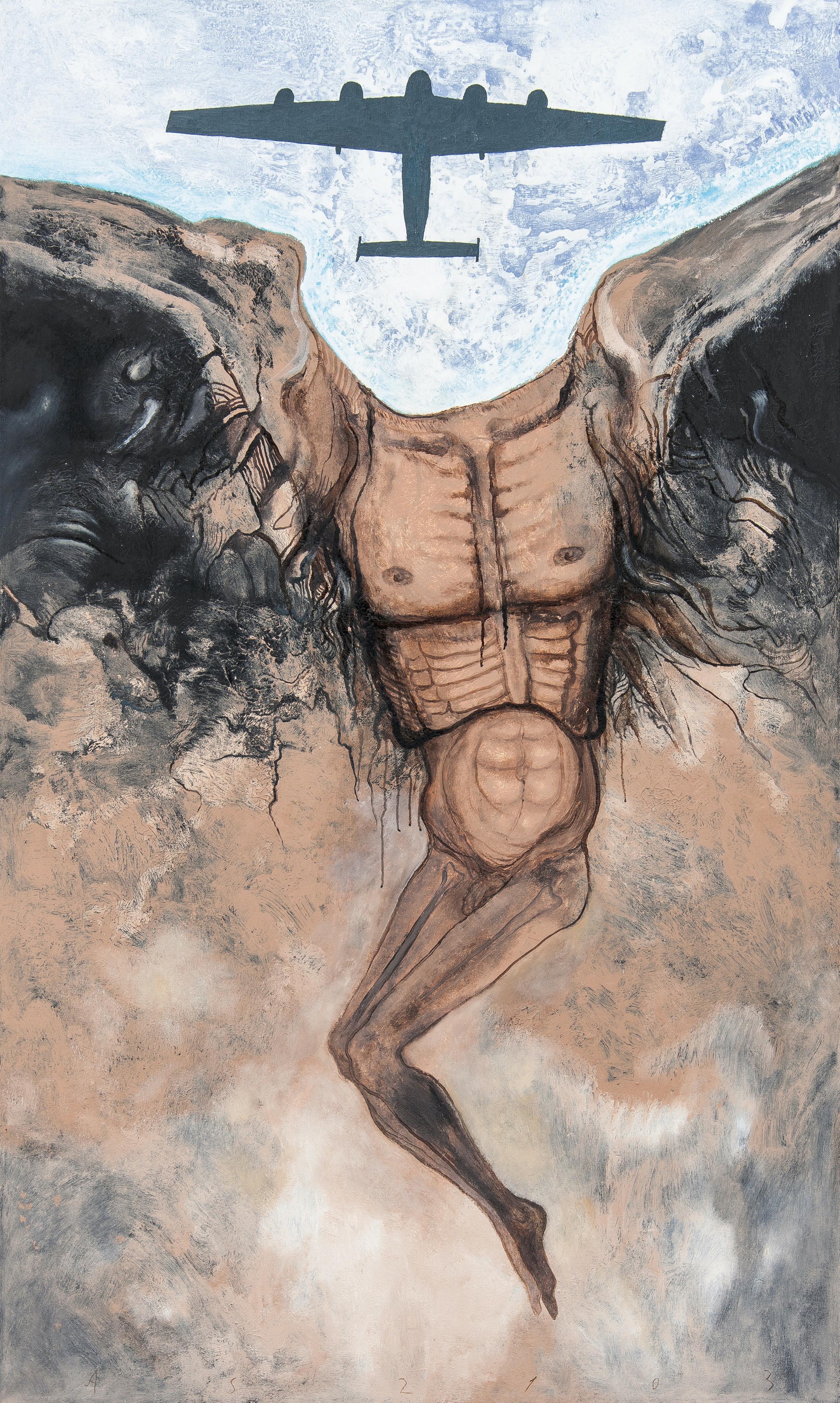 FLIGHT I, painting, drawing, Andrzej Strumiłło, Andrzej Strumillo, FLIHGT series, polish contemporary art, polish artist, contemporary art in modern Poland, contemporary polish artists, best polish painters, best polish artists, famous polish artists