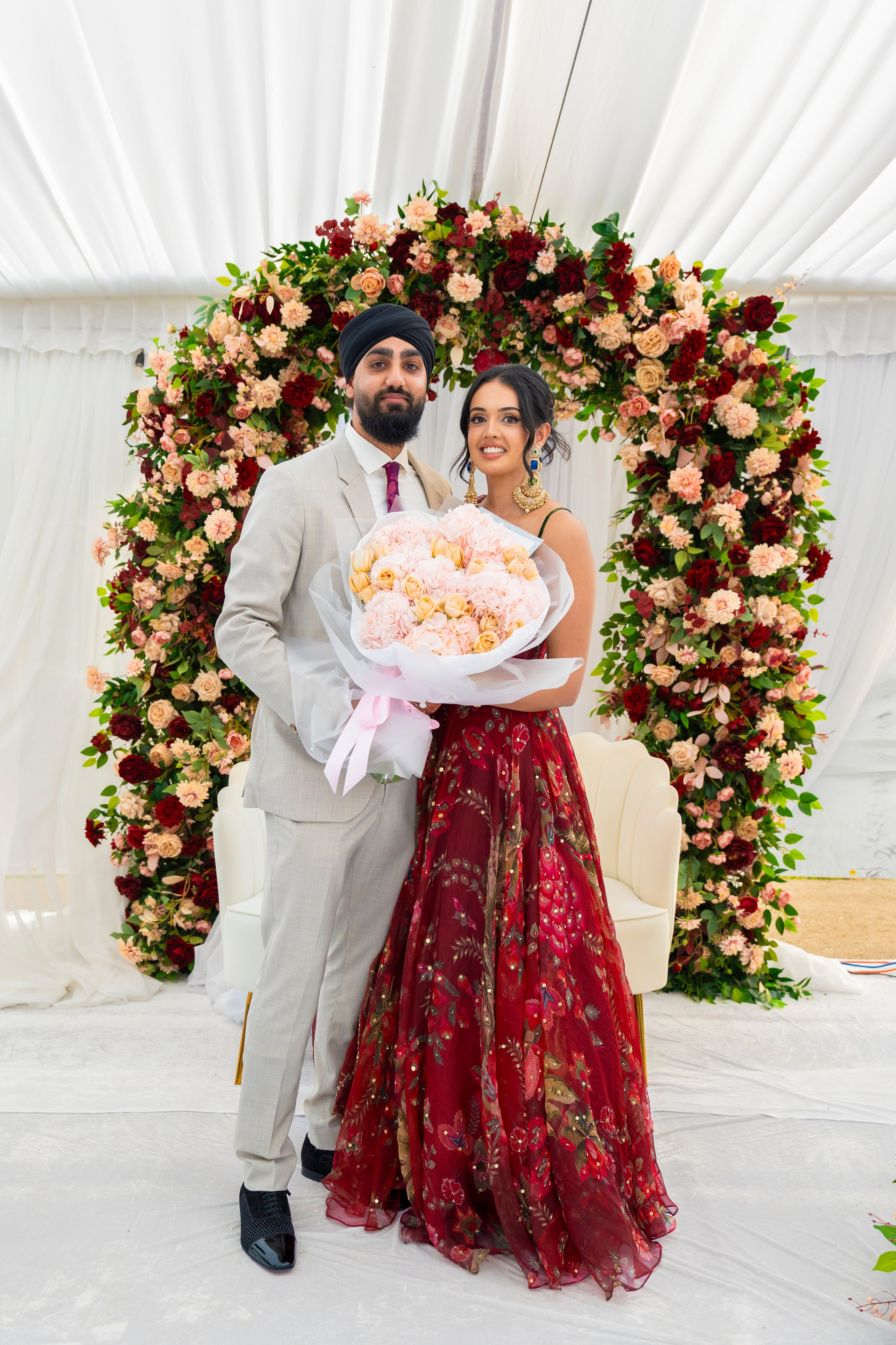 Nooreen & Jugraj. Studio Kunal Photography