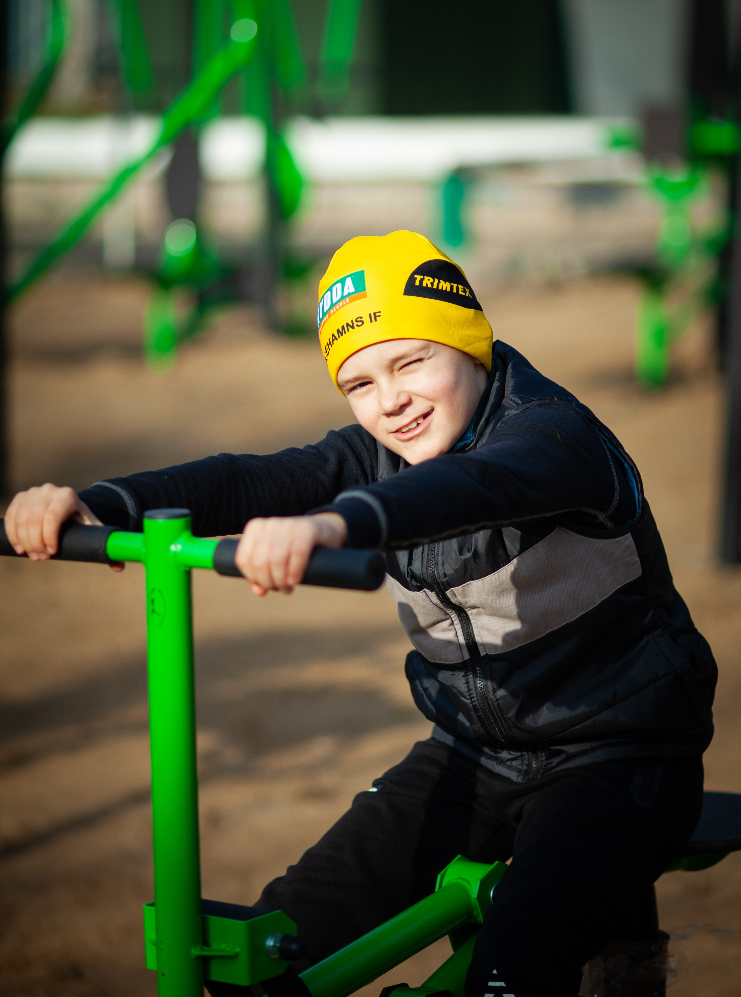 Мішка на тренируванні