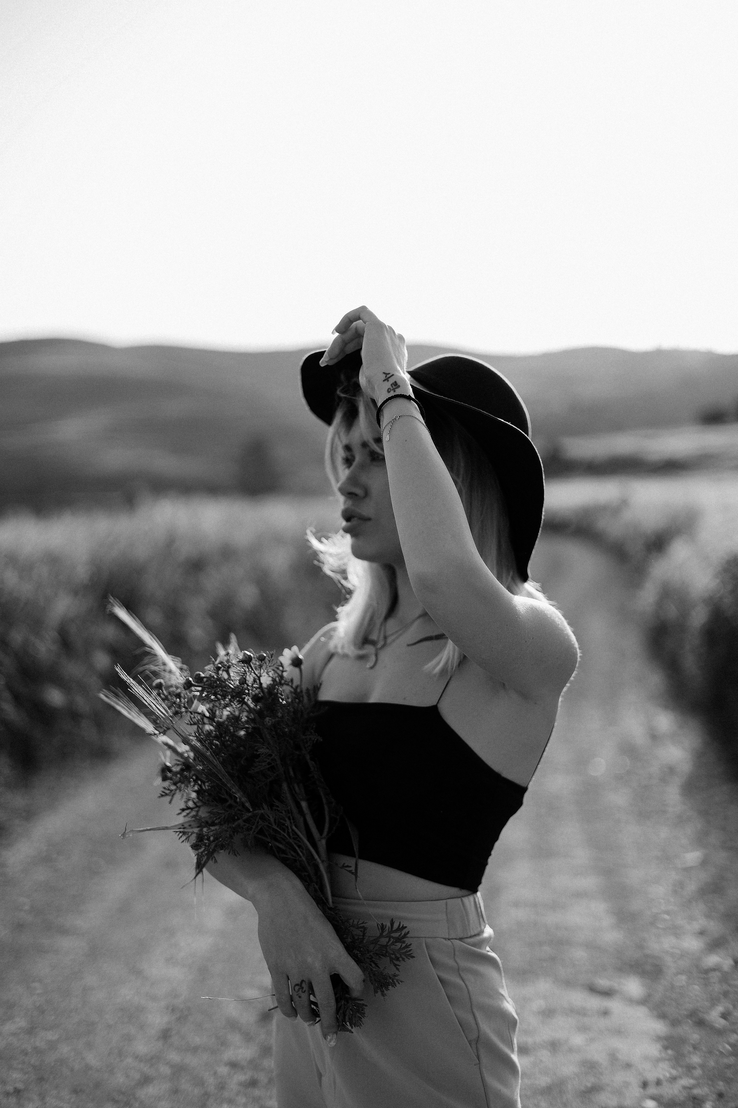 Cinematic Road Portraits — Woman in Trench Coat at Sunset. Kristina Kozheltsova- Soulful Portrait&Lifestyle&Love Story Photographer in Leipzig, Germany